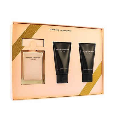 narciso rodriguez Hautpflege-Set For Her Giftset Edp Spray 50ml/Body Lotion 50ml/Shower Gel 50ml 150ml