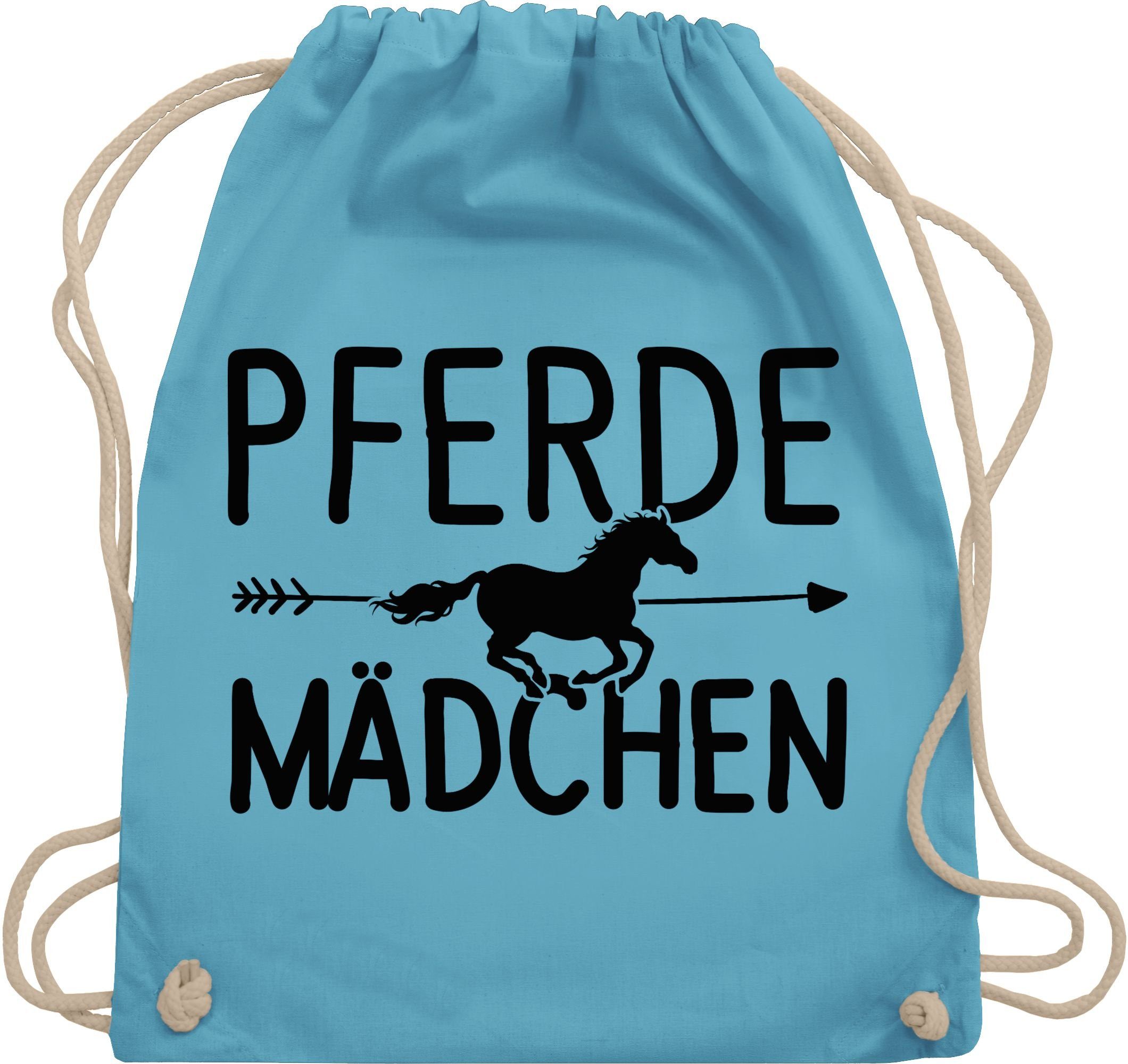 Shirtracer Turnbeutel Pferde Mädchen Geschenk - Pferdegeschenke Reiten, Pferd
