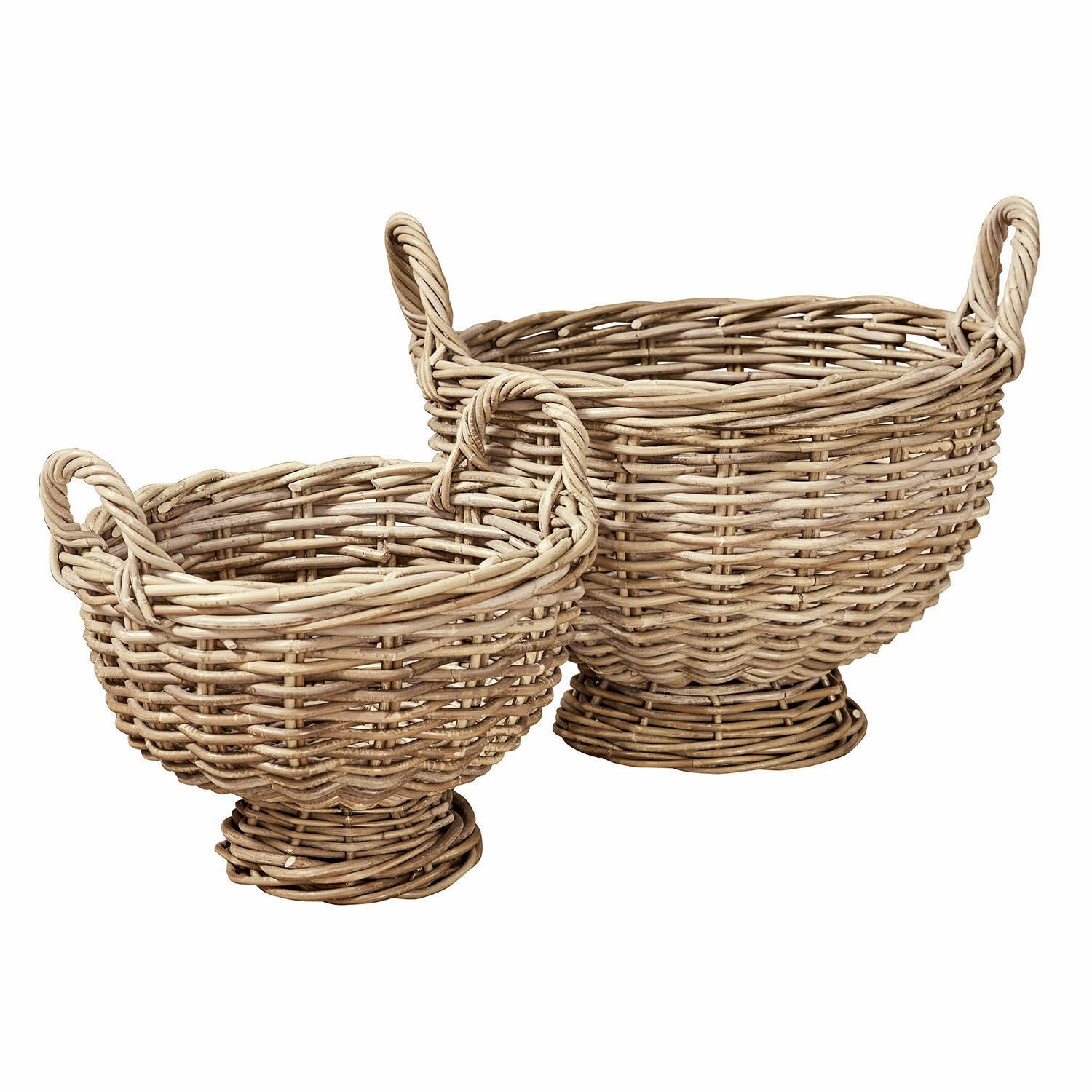 Mirabeau Dekokorb Korb 2er Set Bunyan braun (2er Set, 2er Set)