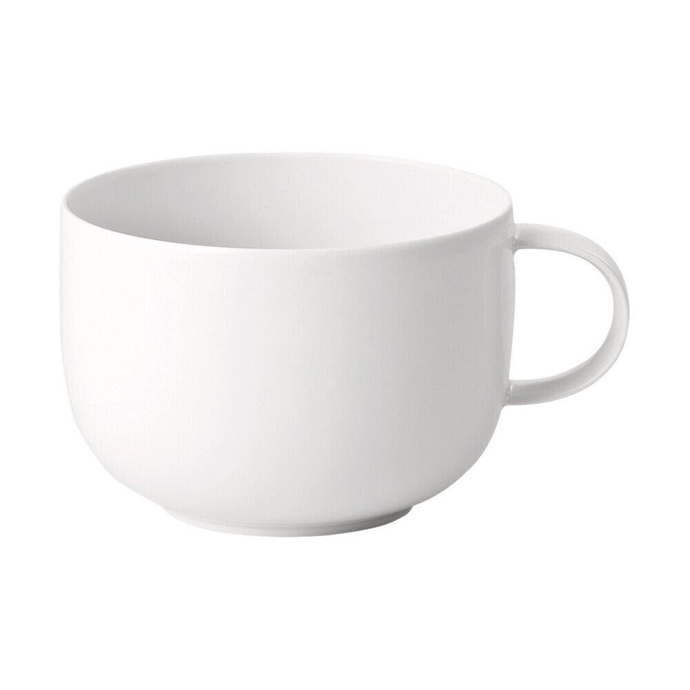 Rosenthal Geschirr-Set Aromaobere 0,52ltr. Suomi Weiss (1-tlg), Porzellan, Tasse, Kaffeetasse, 520 ml, Porzellan, weiß, mikrow.- & spülm.sicher