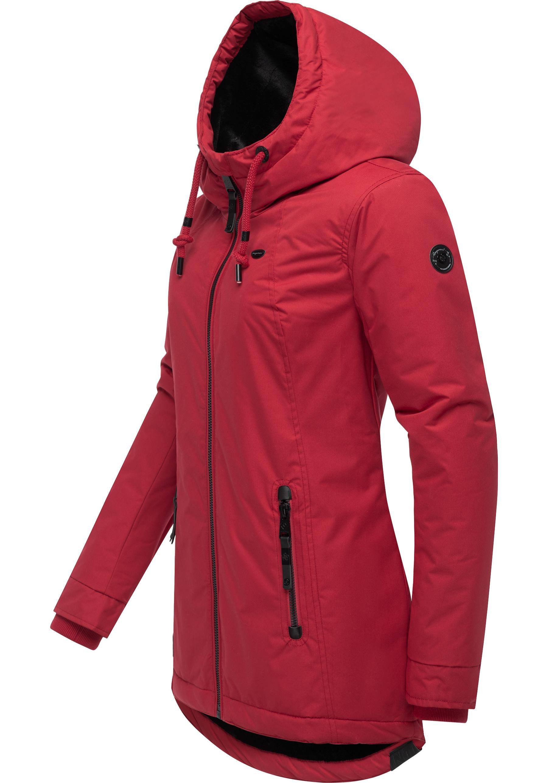 Ragwear Winterjacke Zuzka Winter Wasserdichter Winterparka mit Teddyfleece günstig online kaufen