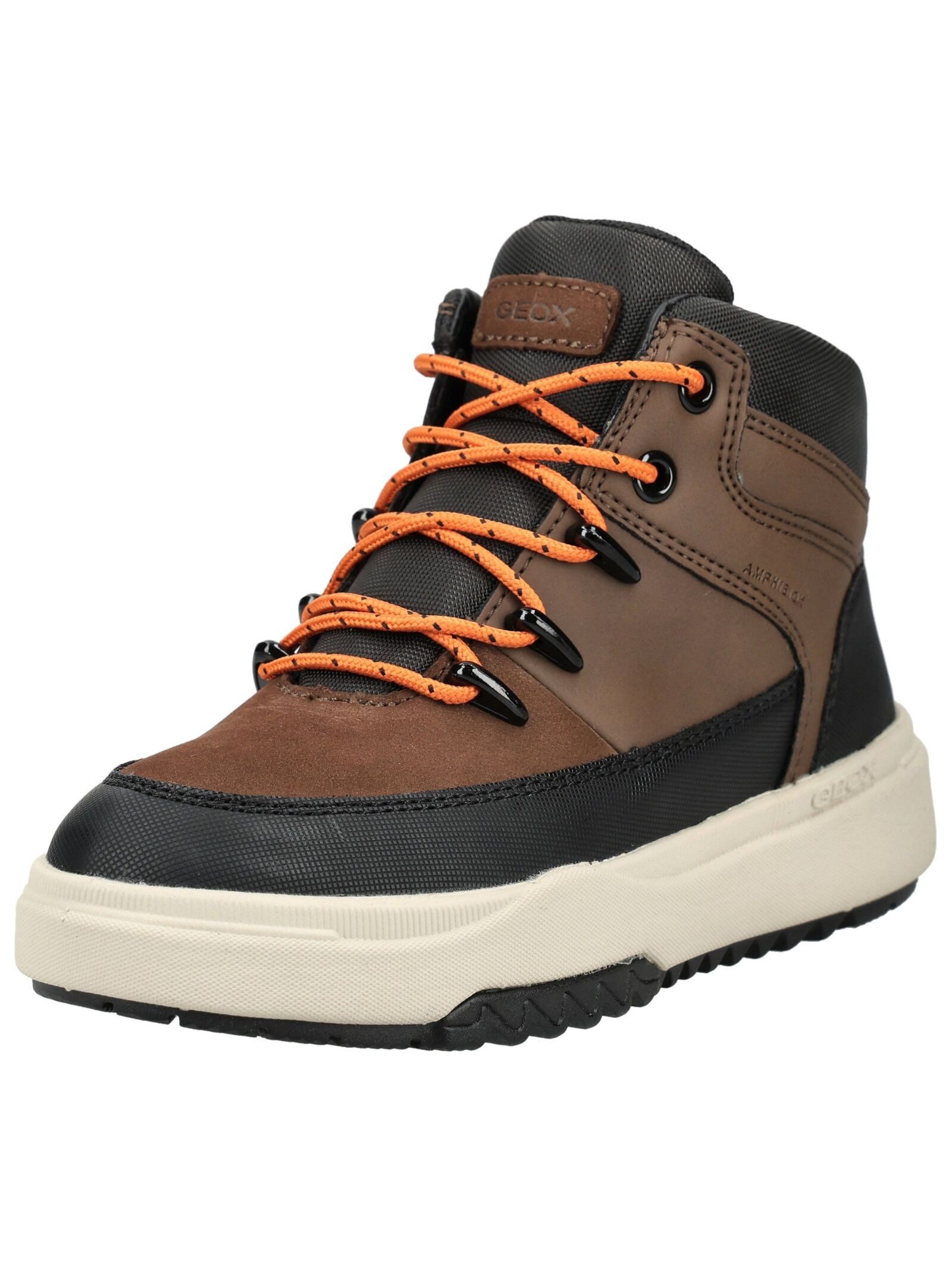 Geox Geox Stiefelette Lederimitat/Textil Schnürstiefelette