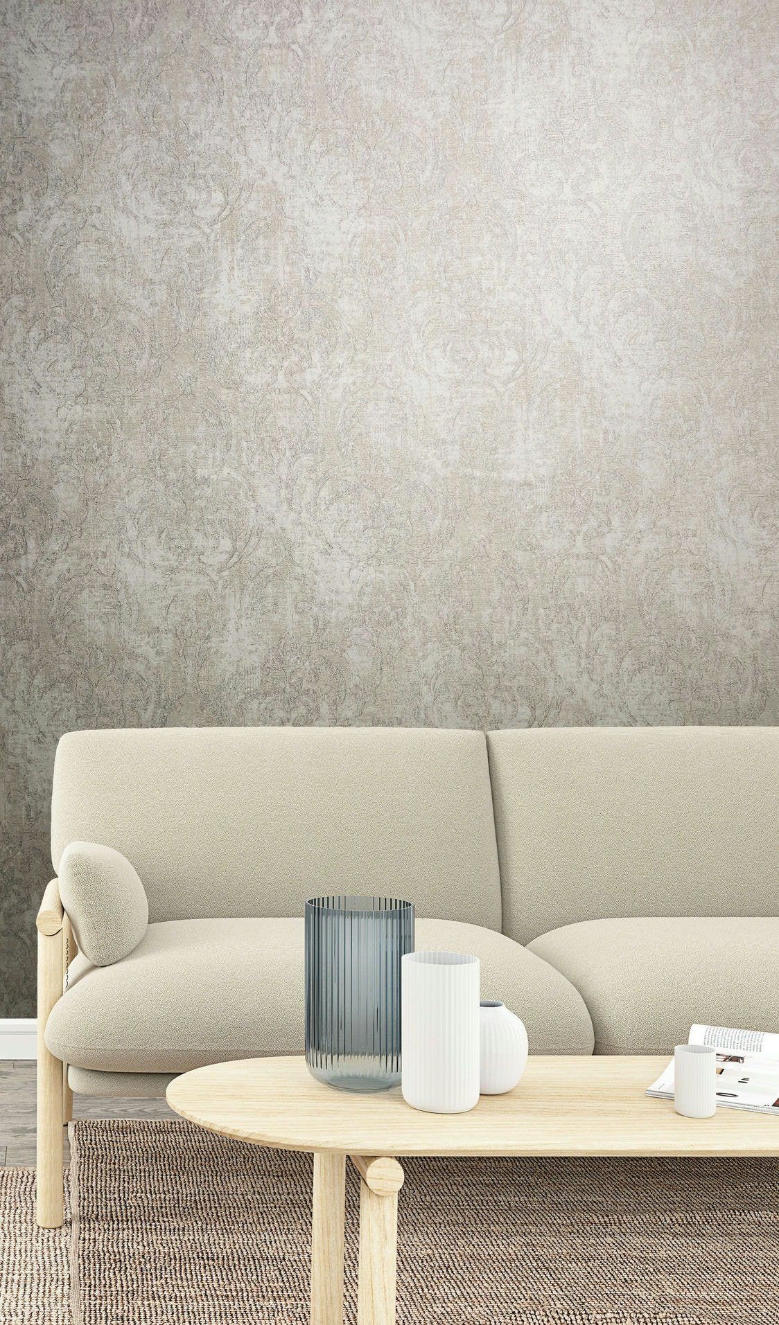 Marburg Vliestapete Regal Radiance, ornamental, moderne Tapete für Wohnzimm günstig online kaufen