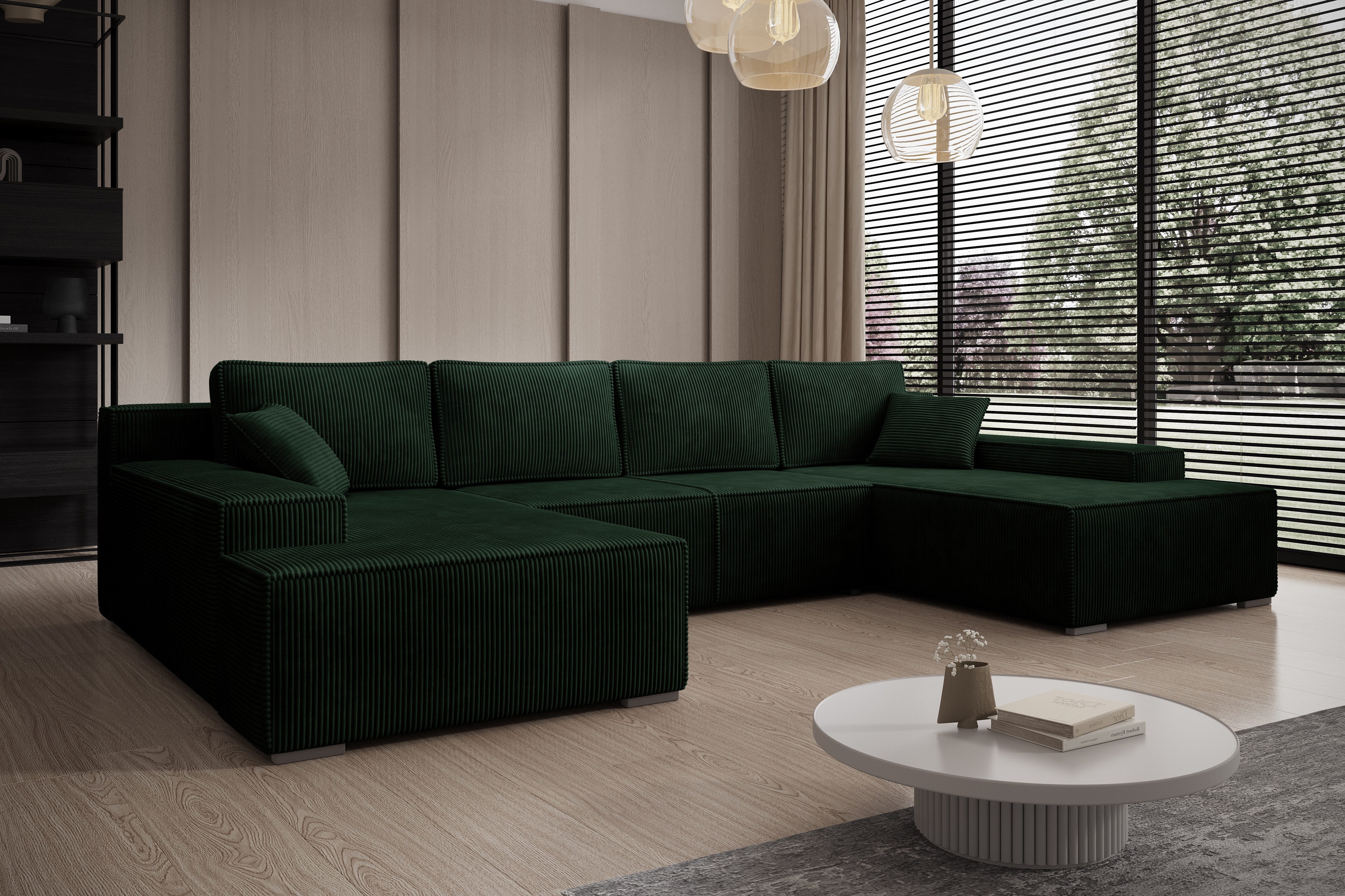 PROMETO Möbel Ecksofa Ecksofa Couch U-Form günstig online kaufen