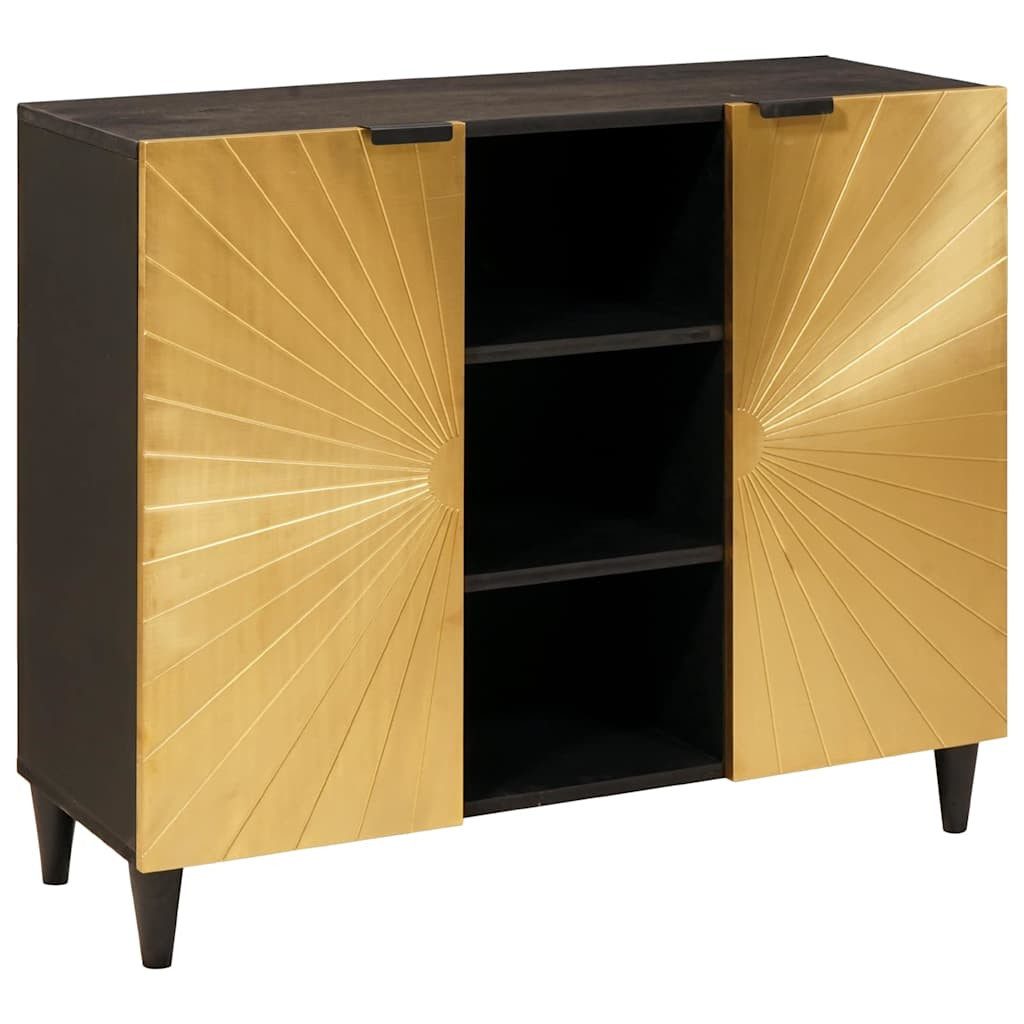 vidaXL Media-Regal Beistellschrank mit Speicher Schwarz günstig online kaufen