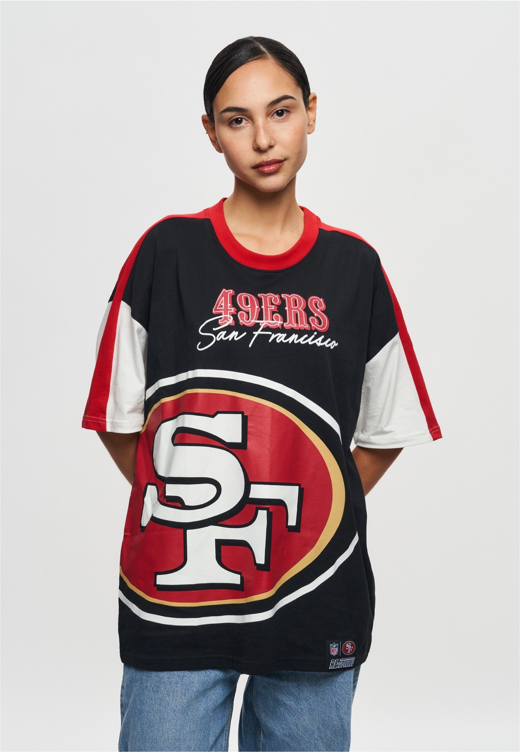 Recovered T-Shirt NFL 49ERS San Francisco Cut and Sew Oversized (1-tlg) im günstig online kaufen
