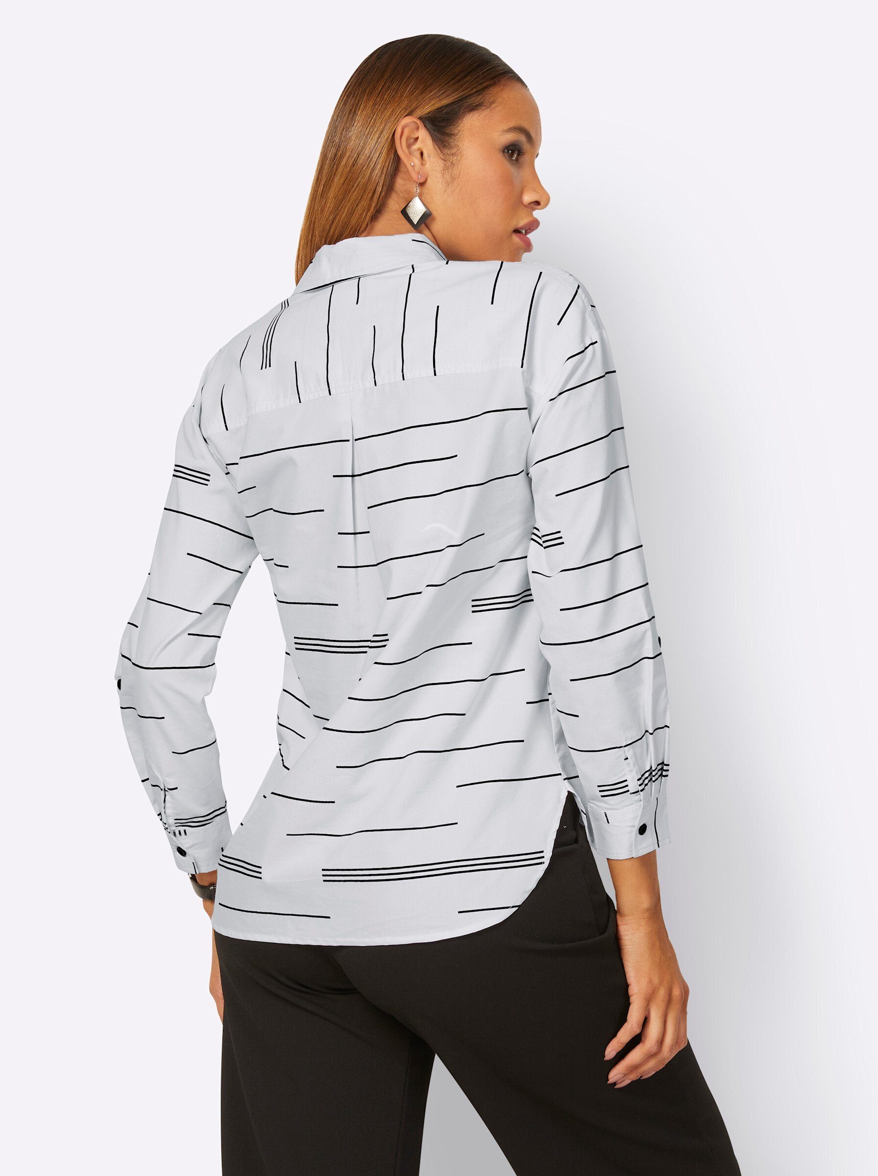 creation L Klassische Bluse Schlupf-Bluse . günstig online kaufen