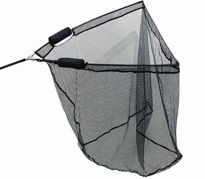 MK Angelsport Angelkescher Karpfenkescher 42 inch 2 tlg. gummiert Carp Landing Net mit Auftriebskörper, Abmessungen: Bügelbreite 42 Zoll (ca. 1 Meter). 2 teiliger Stab.