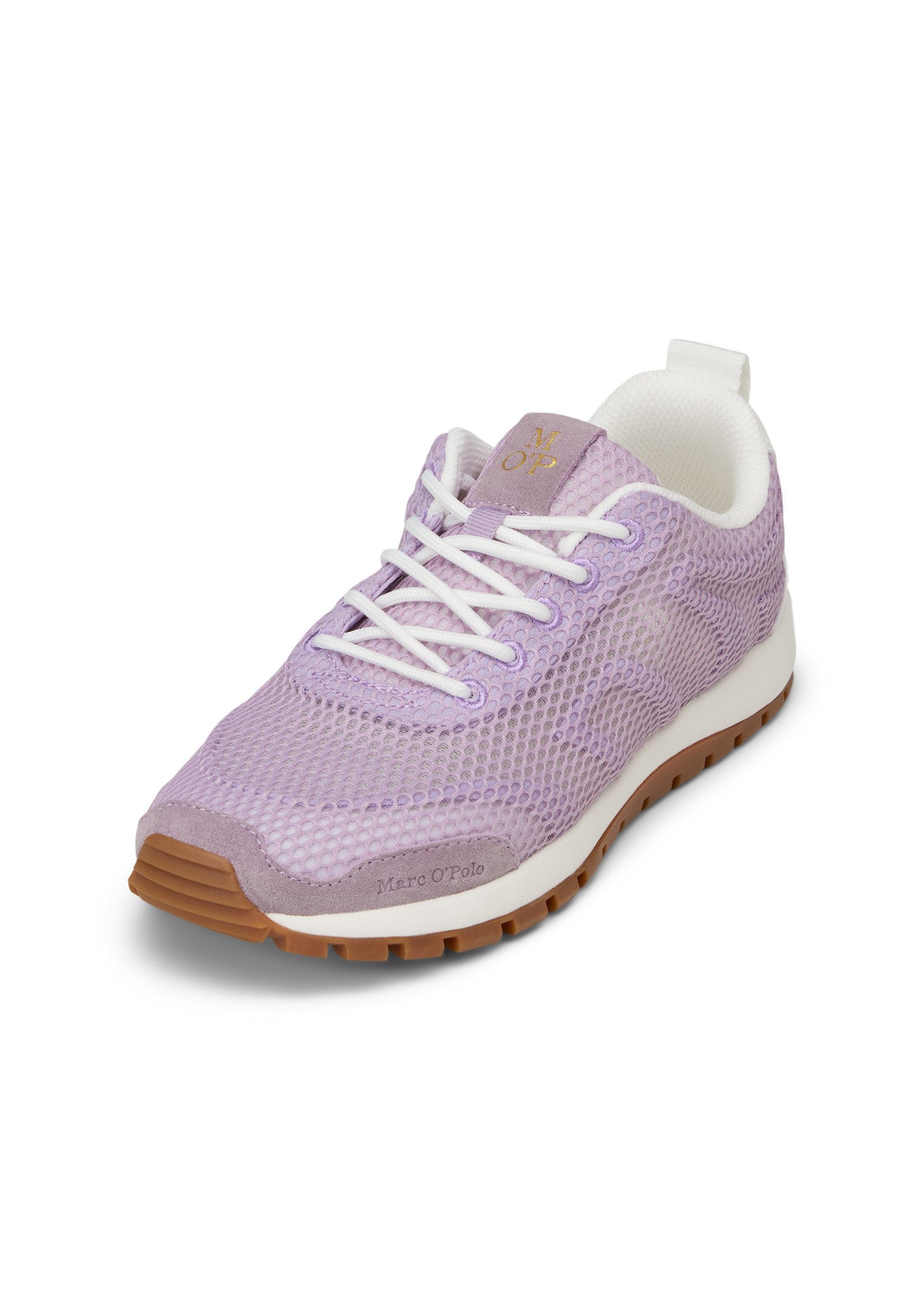 Marc O'Polo aus edlem Rindleder und Mesh-Einsatz Sneaker