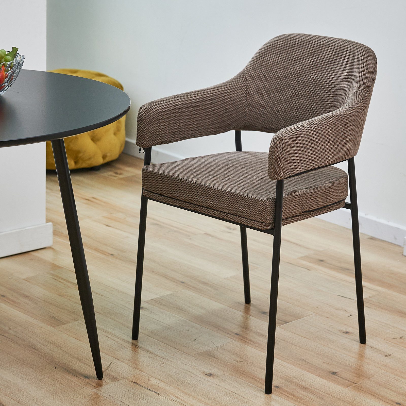 SVITA Esszimmerstuhl SCARLETT (2er Set), Armlehnstuhl, Polsterstuhl, Metall günstig online kaufen