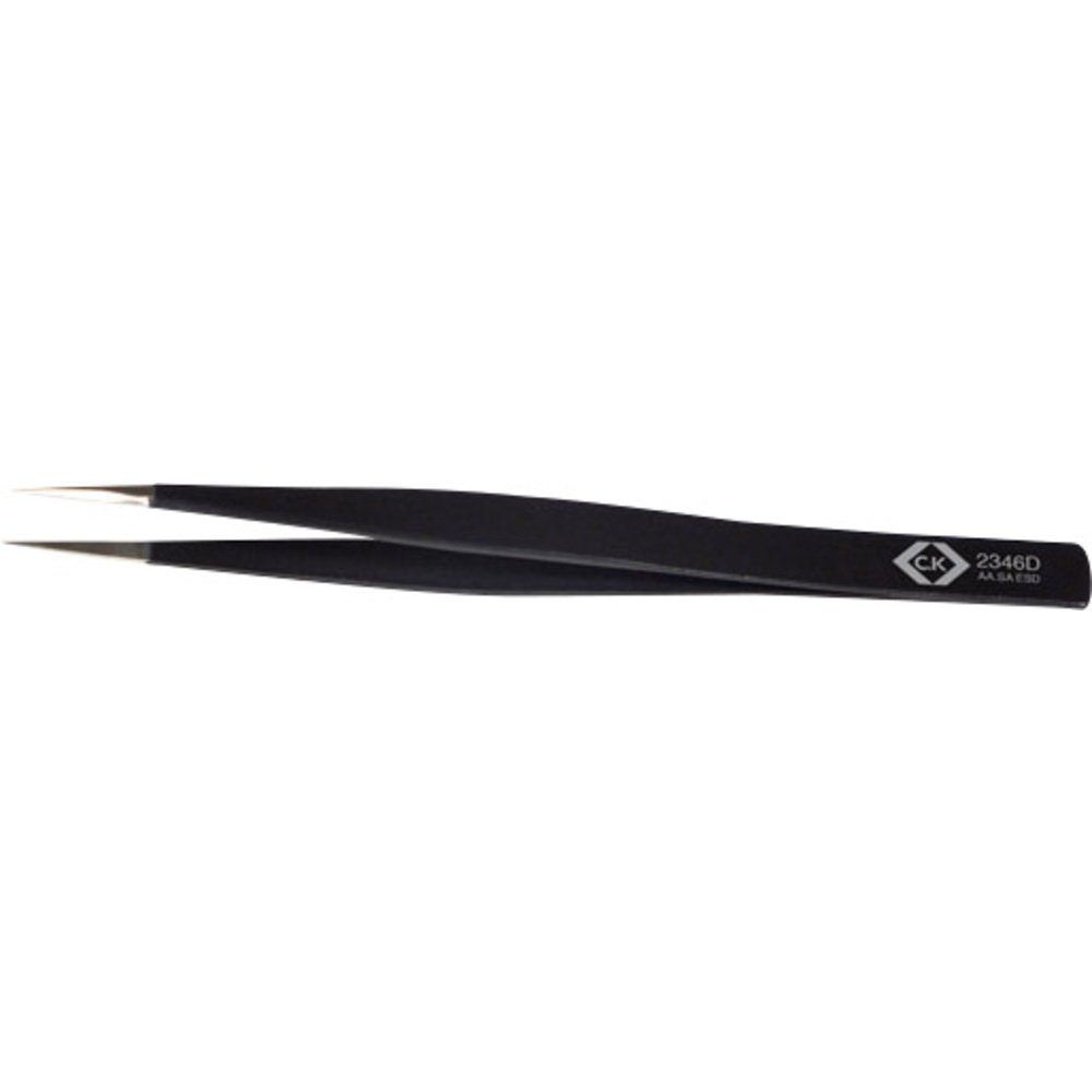 C.K Pinzette C.K T2346D ESD Pinzette AA SA-ESD Spitz, fein 130 mm