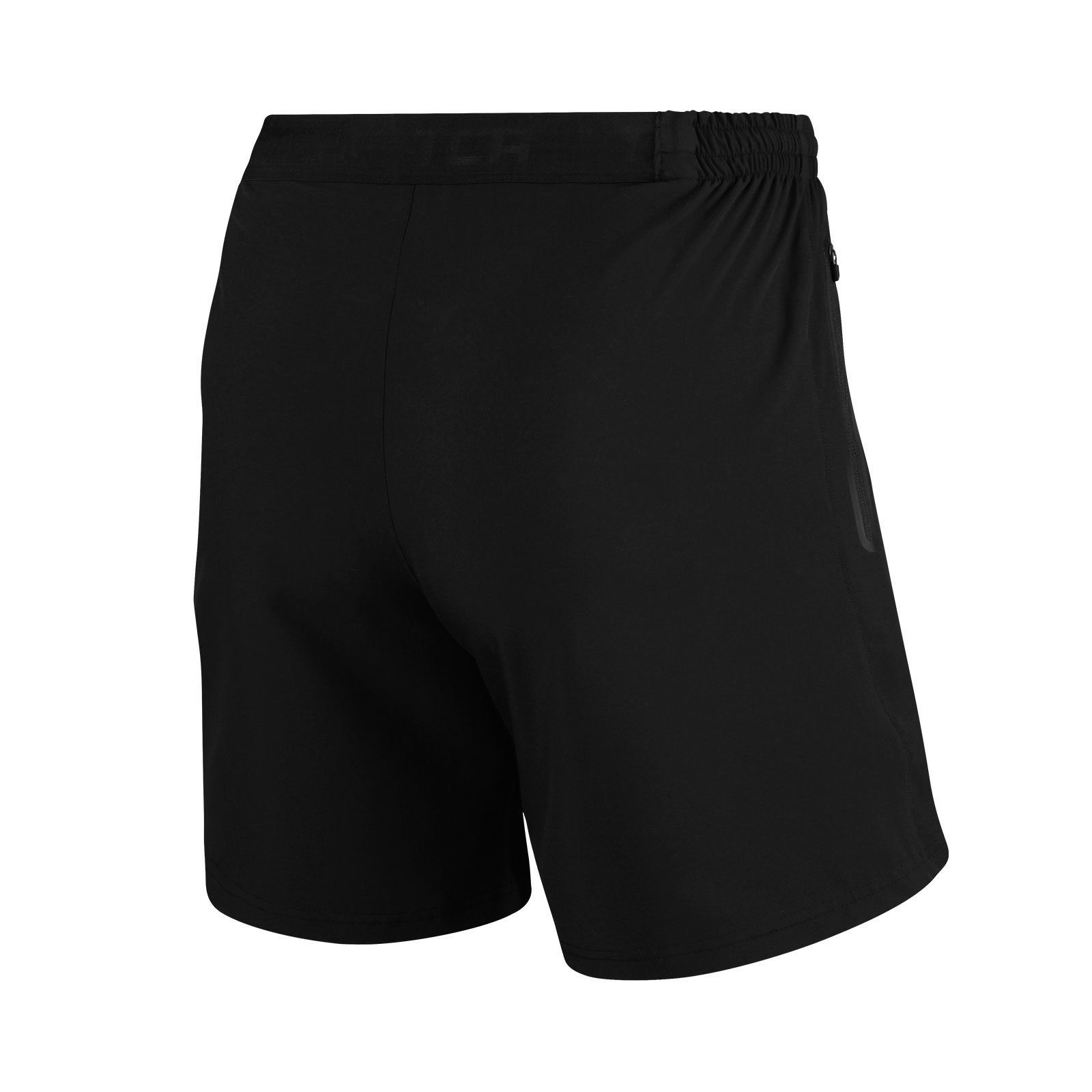 TCA Trainingsshorts TCA Tech Elite Laufhose - Herren Schwarz/Schwarz