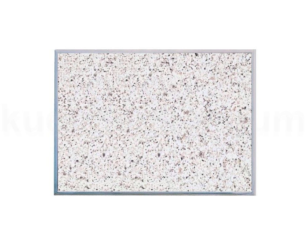 Schneidbox Schneidebrett Einbau Granitfeld Bianco Crystall inkl. Edelstahlwanne 510x325x10 mm, Granitstein, Edelstahl, robuster Bianco Crystall Granitstein