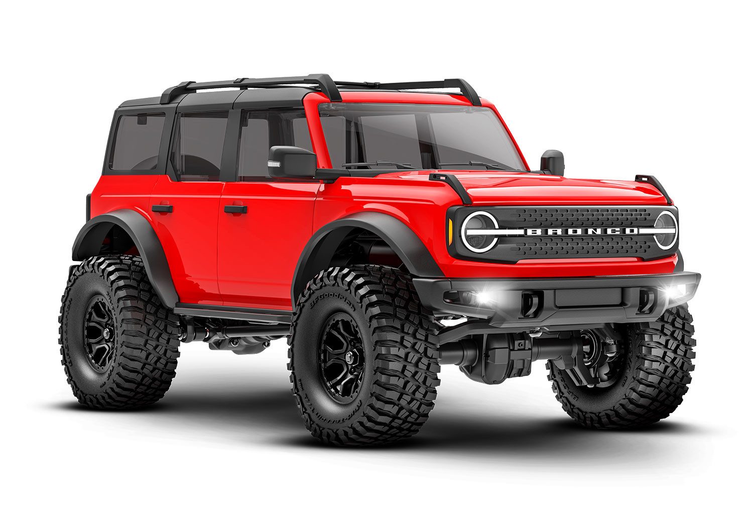 RC-Buggy Traxxas TRX-4m Crawler Ford Bronco 4x4 rot RTR 1:18 inkl. Akku, Lader