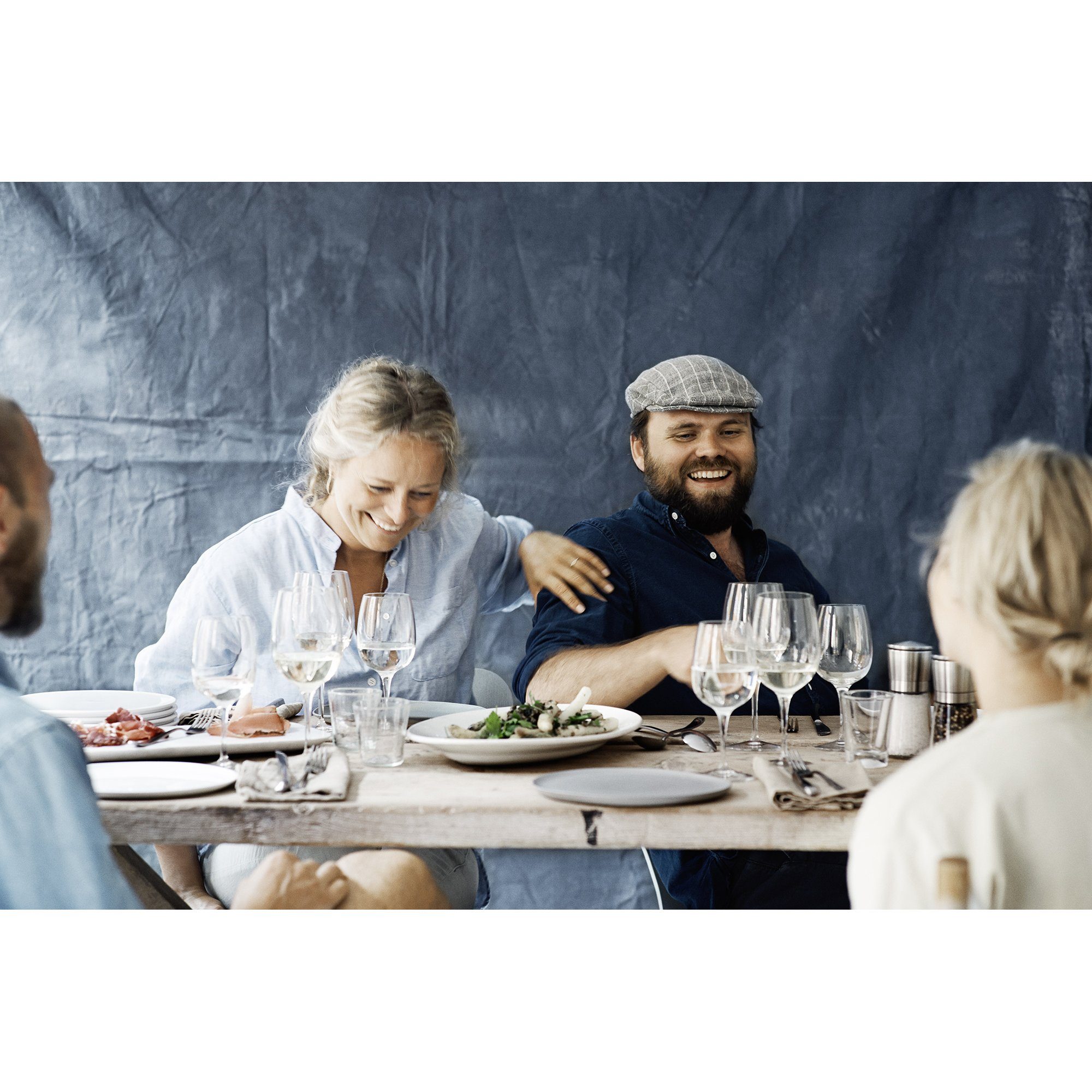 WMF Weinglas EasyPlus Weißweingläser, 6 Stück, 6-tlg., Kristallglas, 390 ml, spülmaschinenfest, transparent