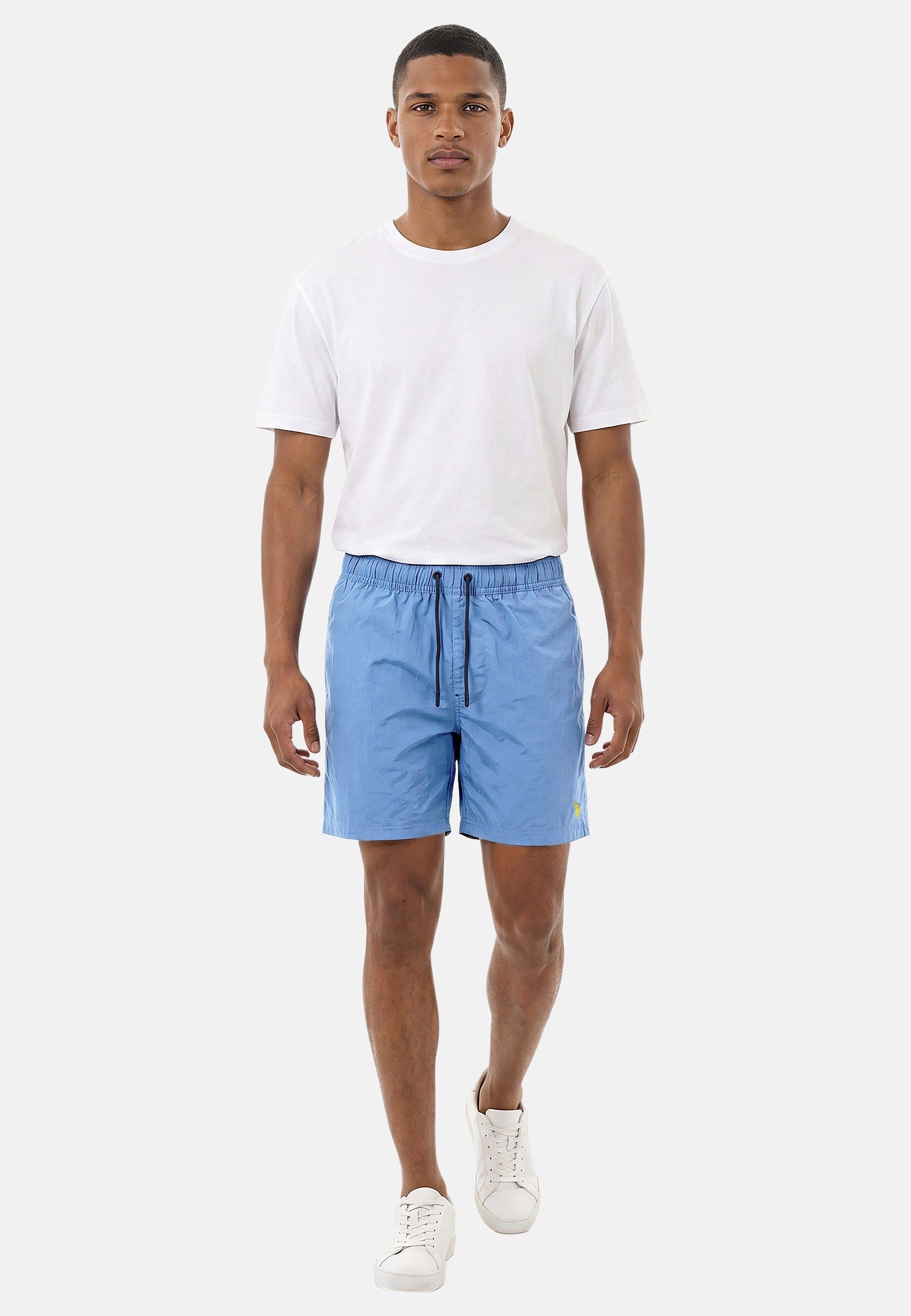 U.S. Polo Assn. Badeshorts Schwimmshorts USKyrk – Herren Badeshorts mit elastischem Bund Leichtes Nylon, schnell trocknend und mit Netzfutter