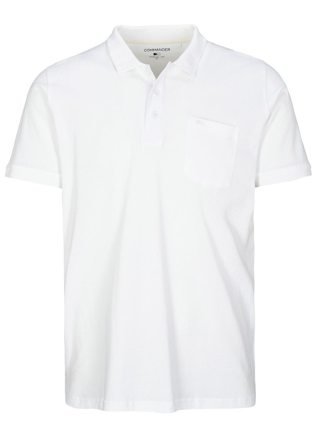 COMMANDER Poloshirt Basic in hochwertiger Qualität mit Brusttasche