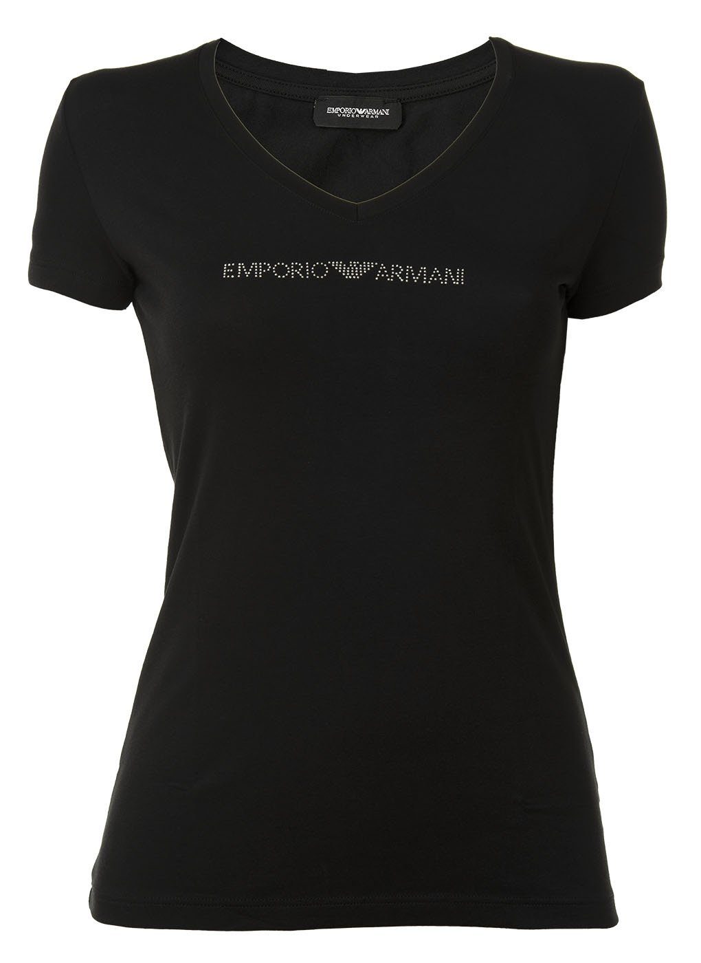 Emporio Armani T-Shirt Damen T-Shirt - V-Neck, Loungewear, Kurzarm