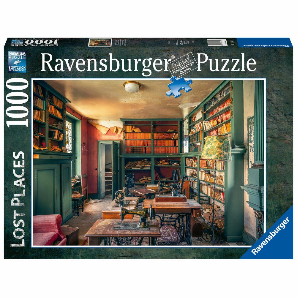 Ravensburger Puzzle Lost Places Edition Mysterious castle library, Puzzleteile