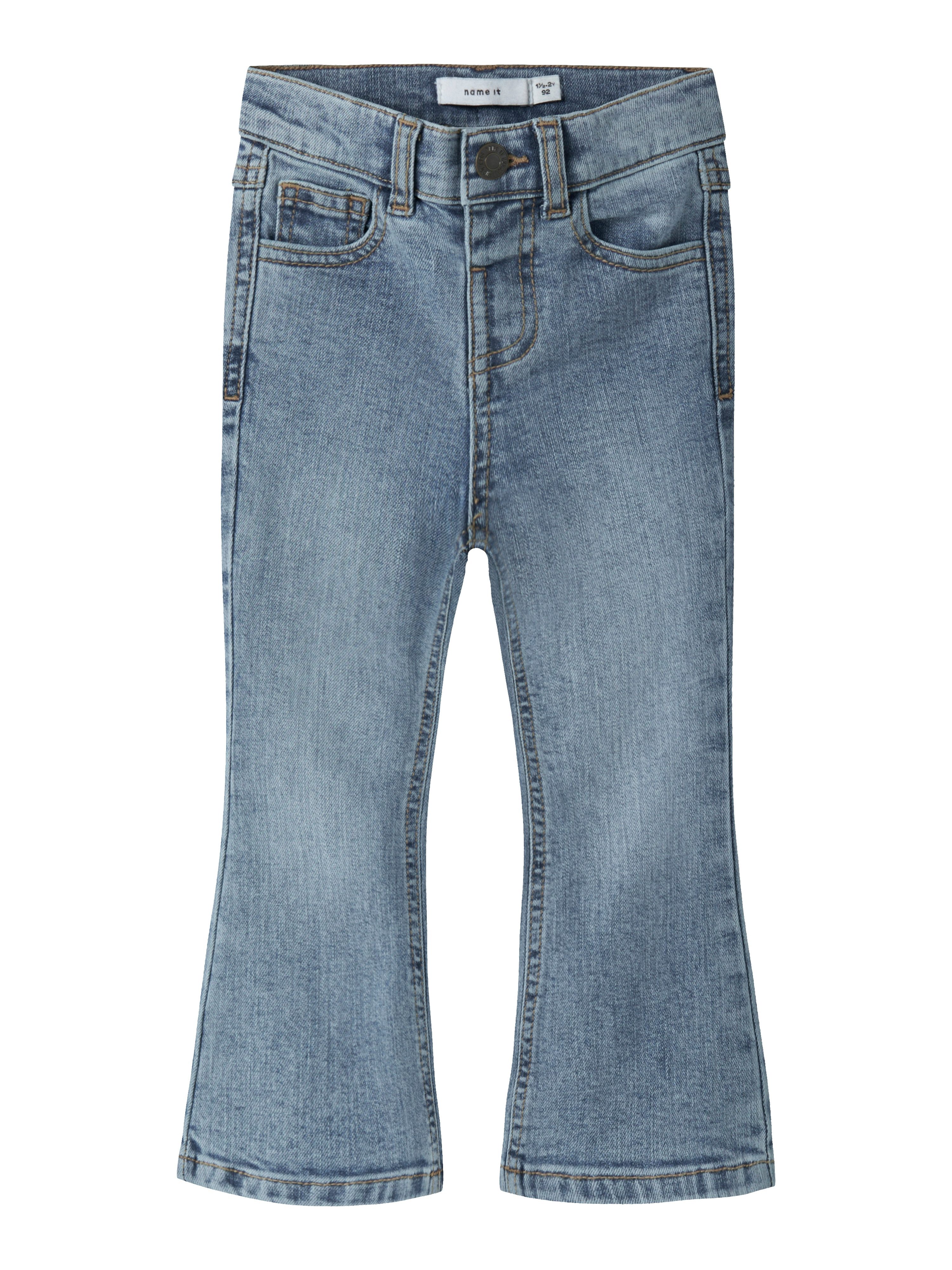Name It Bootcut-Jeans NMFPOLLY BOOTCUT JEANS 8809-MD TB Baumwollmischung, bootcut fit