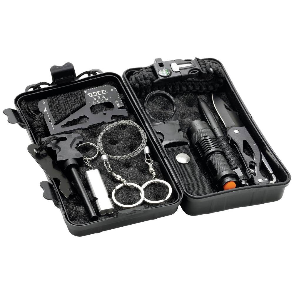 Blanko Taschenmesser Survival-Set in Schutzbox 207769
