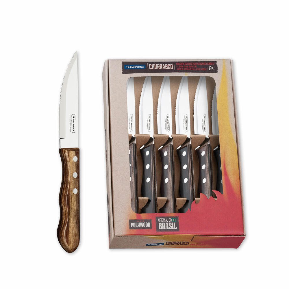 Tramontina Steakmesser JUMBO 6er Set