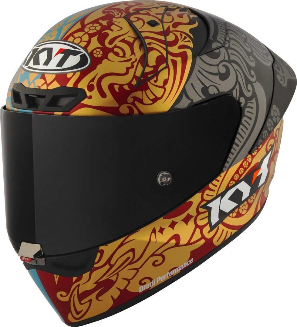 KYT Motorradhelm KX-1 Race GP Bastianini IDN Replica 2023 Helm, Atmungsaktiv, Pinlock, ECE 22.06