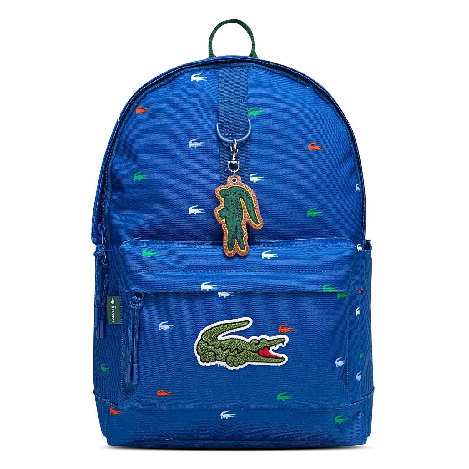 Lacoste Kinderrucksack LACOSTE Kids Rucksack Blau mit allover Krokodil - Print 43cm x 31cm x