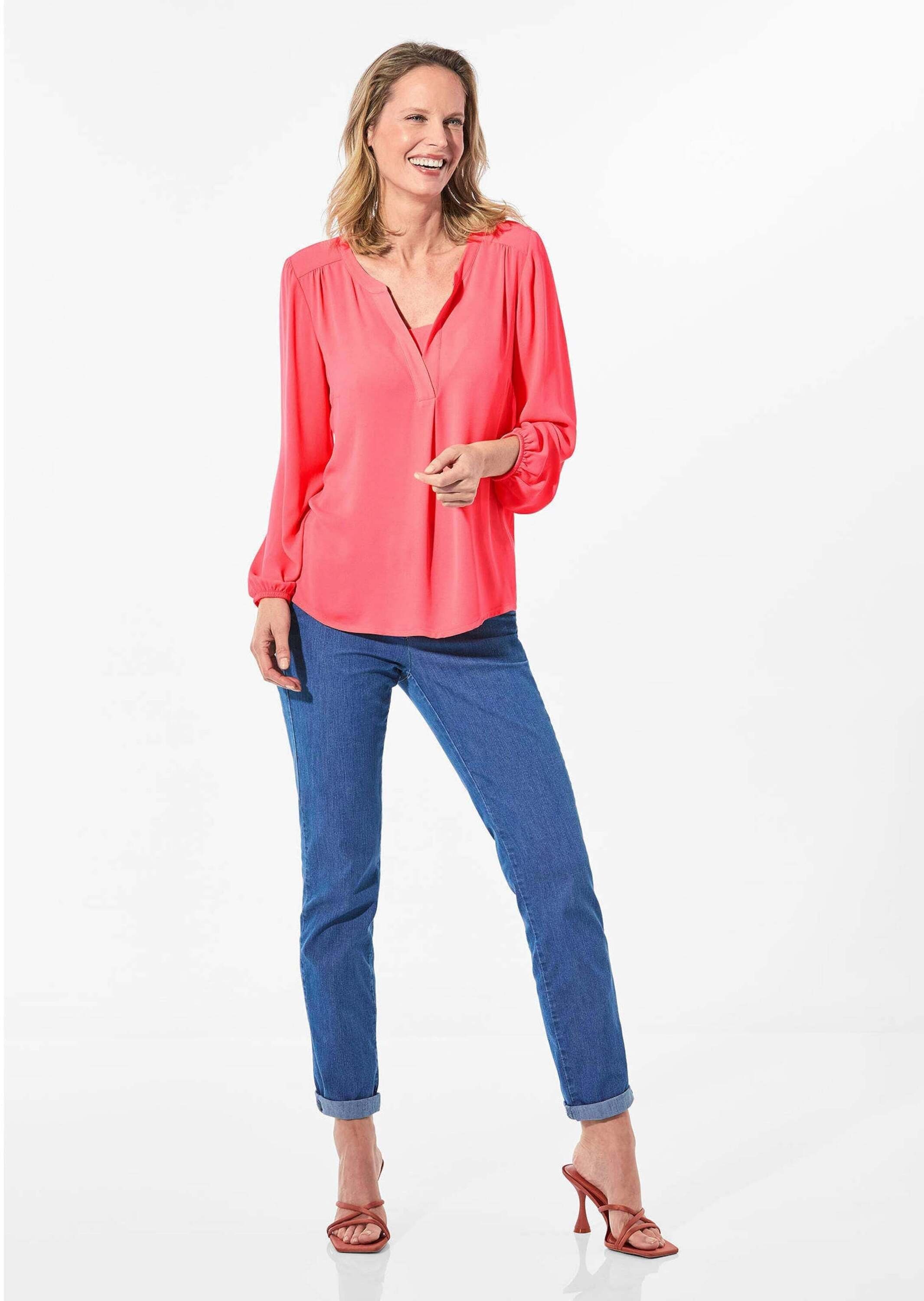 GOLDNER Tunika Bluse mit Tunika Ausschnitt günstig online kaufen