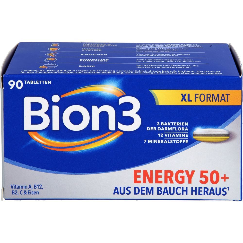 WICK Pharma - Zweigniederlassung der Procter & Gamble GmbH BION3 50+ Energy Tabletten Tabletten, 90 St.