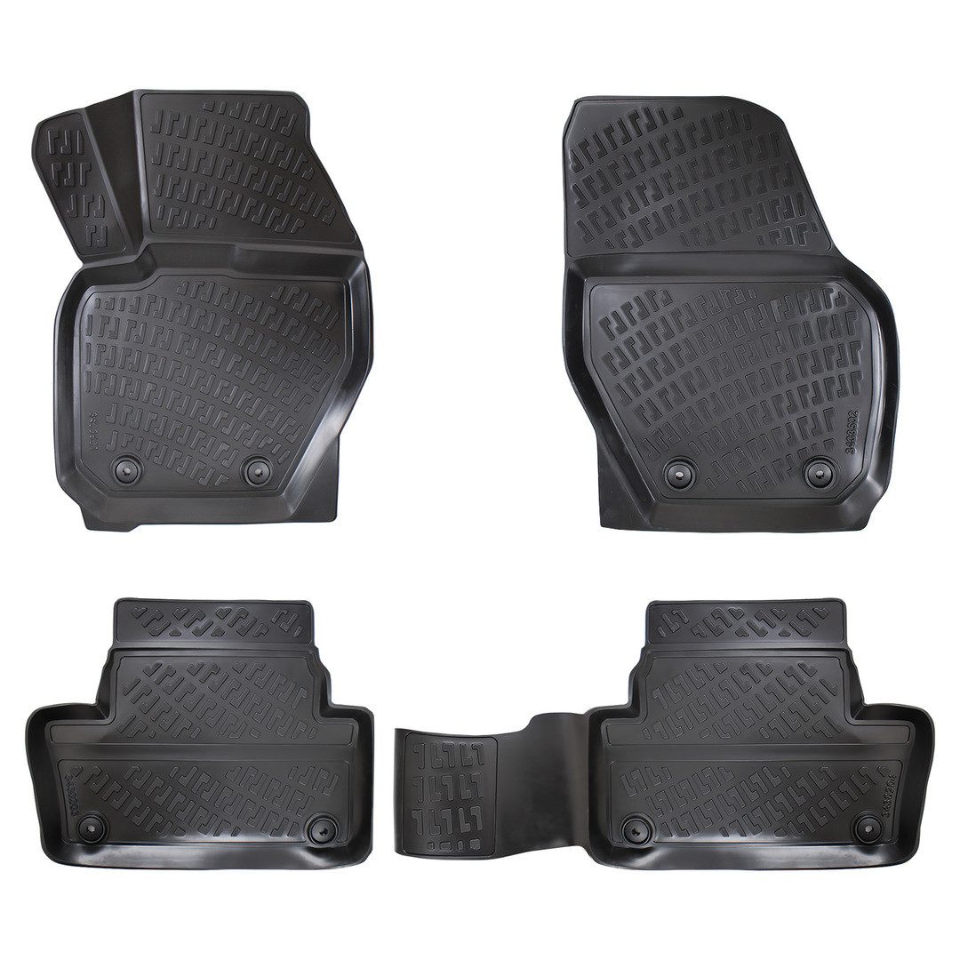 Auto-Fußmatte 3D Fußmatten Set passend Volvo XC-60 (1.Gen - XC60) Baujahr 2008-2017
