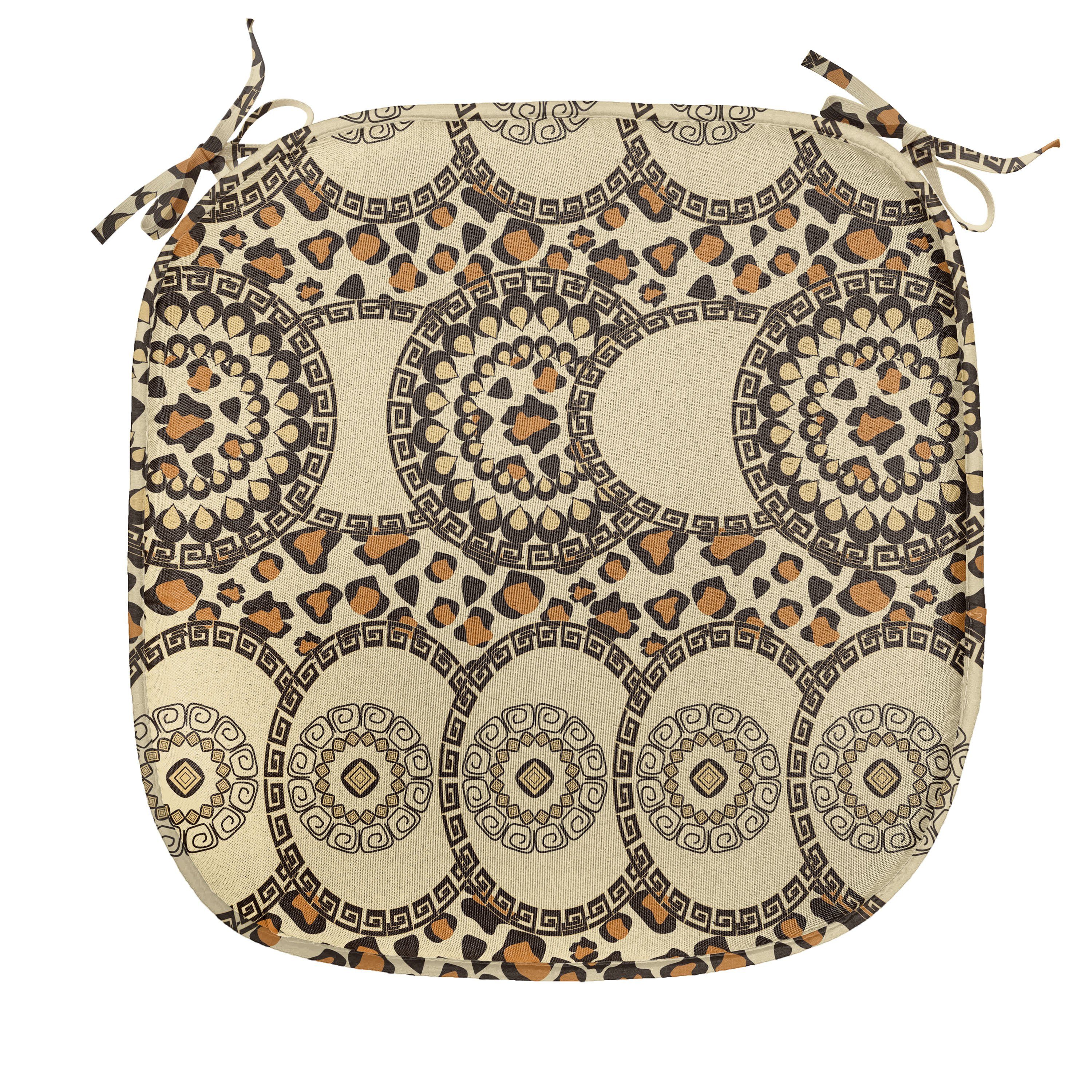 ILiemao Sitzkissen Garten 40x40cm - Dicke Sitzerhöhung Für Stühle, Outdoor Sitzauflage Bunt, Waschbar