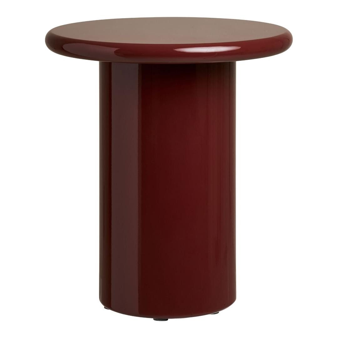 House Nordic Couchtisch Sanna Eckbord Ø45cm bordeaux