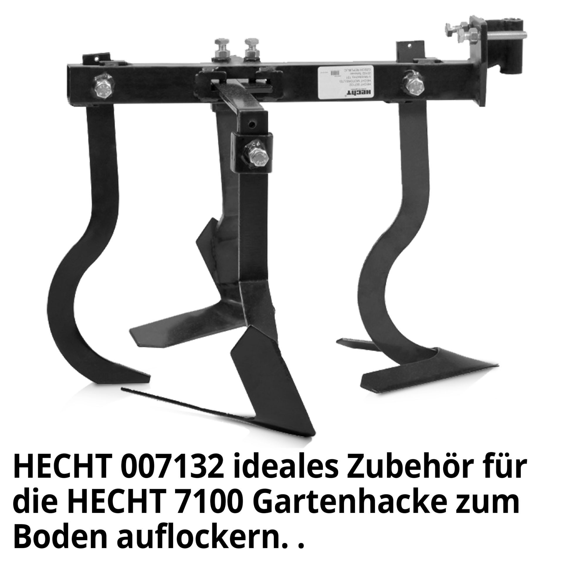 Hecht Grubber 007132 Egge Motorhacke 7100 Bodenlockerung Anbaugerät, 56 cm Arbeitsbreite, 1 St., Bodenbelüftung Gartenpflege Reihenpflege