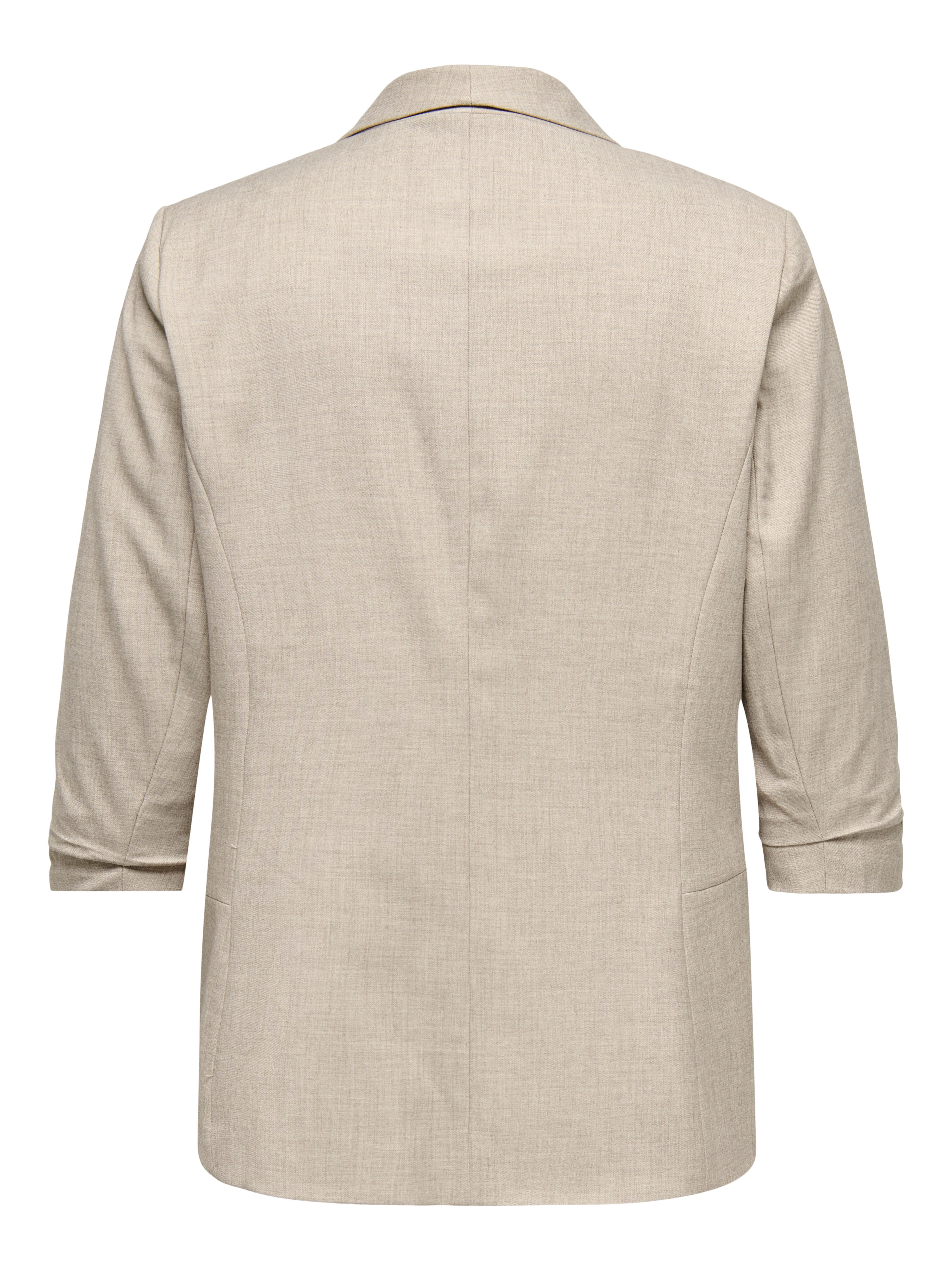 ONLY CARMAKOMA Kurzblazer CARELLY 3/4 LIFE BLAZER WVN Kunstfaser mit Stretch
