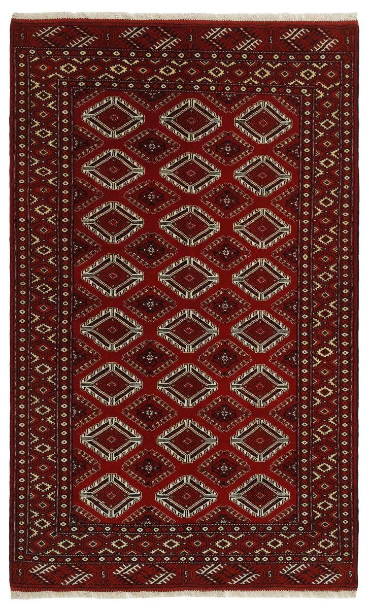 Orientteppich Turkaman 153x252 Handgeknüpfter Orientteppich / Perserteppich, Nain Trading, rechteckig, Höhe: 6 mm