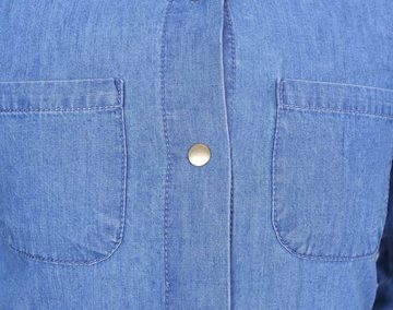 Sarcia.eu Jeanskleid Blaues Jeanskleid mit Knöpfen T-Shirt-Kleid Druckknöpfe 7-8 Jahre