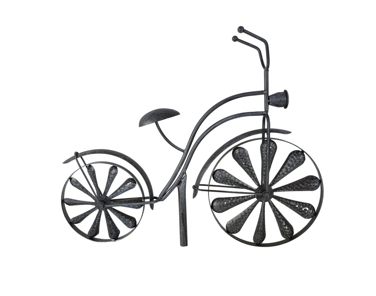 sesua Gartenstecker Metall Gartenstab Fahrrad 160 cm Gartenstecker Windrad Gartendeko