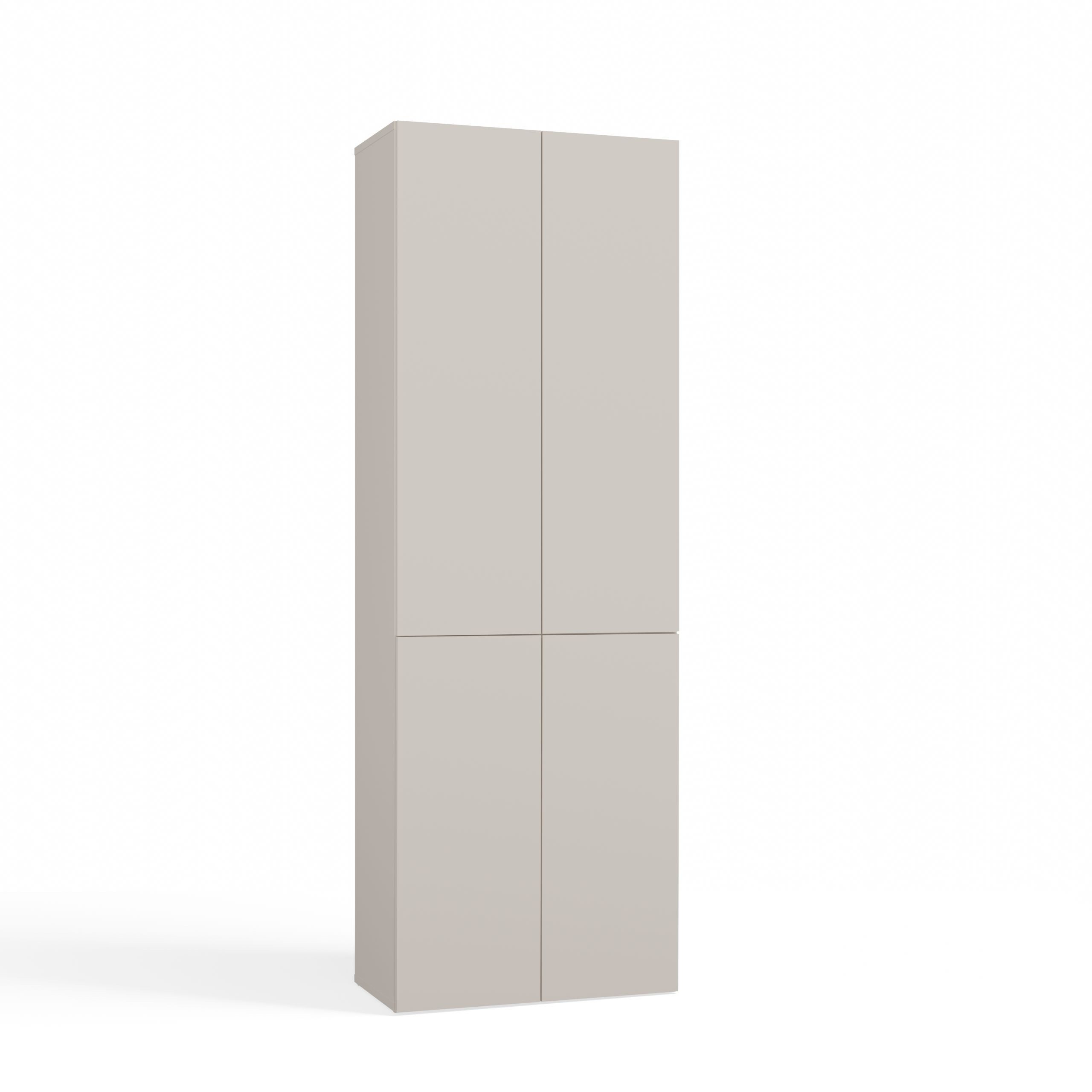 Raumhirsch Furniture Badkommode Badkommode Badezimmerschrank Wäscheschrank (mit drei Türen - 5 Innenregale - Maße 30 x 60 x 174 cm), verschiedene Farben