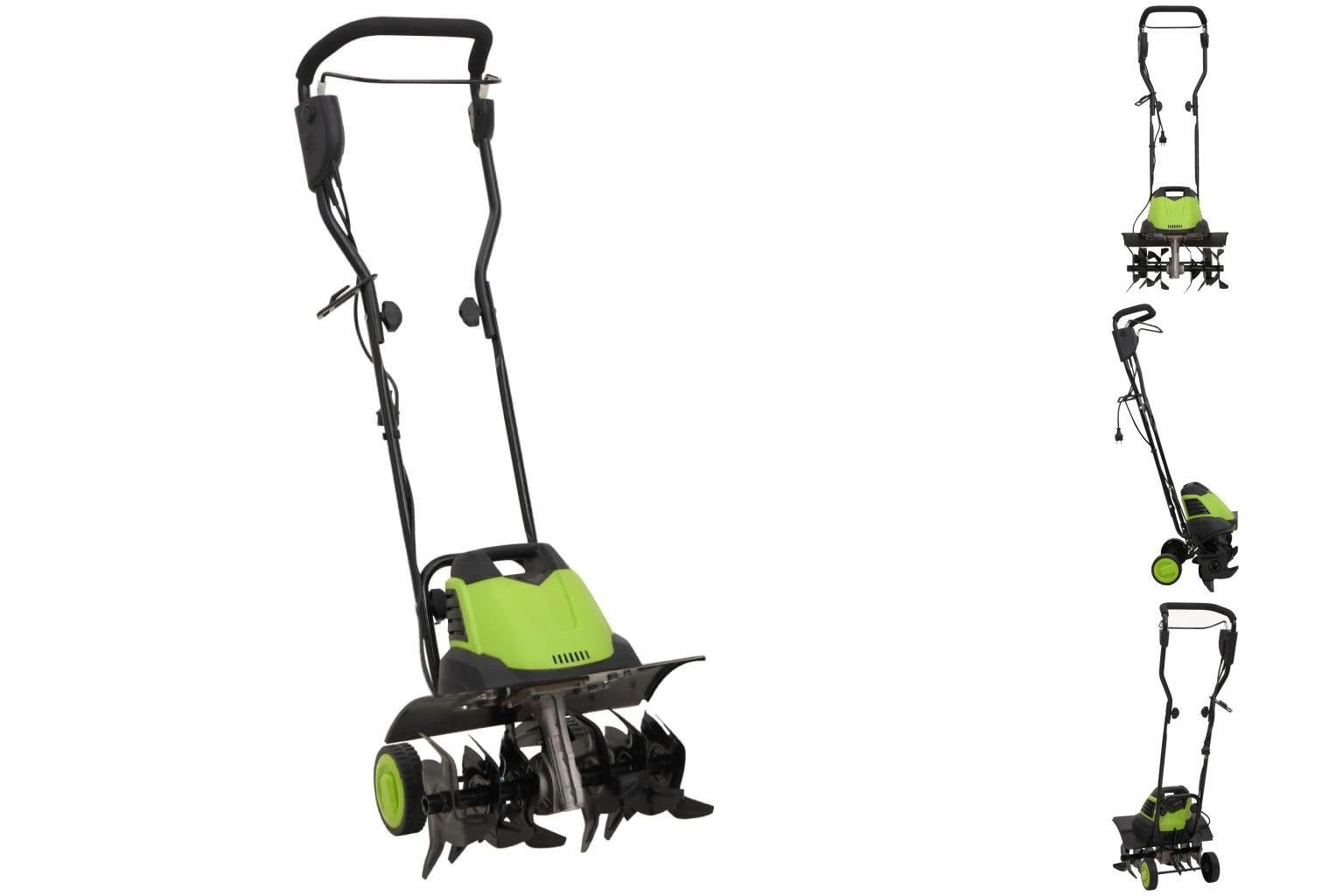 vidaXL Handerdbohrer Gartenfräse mit 6 Fräsmessern Elektrisch 1500W