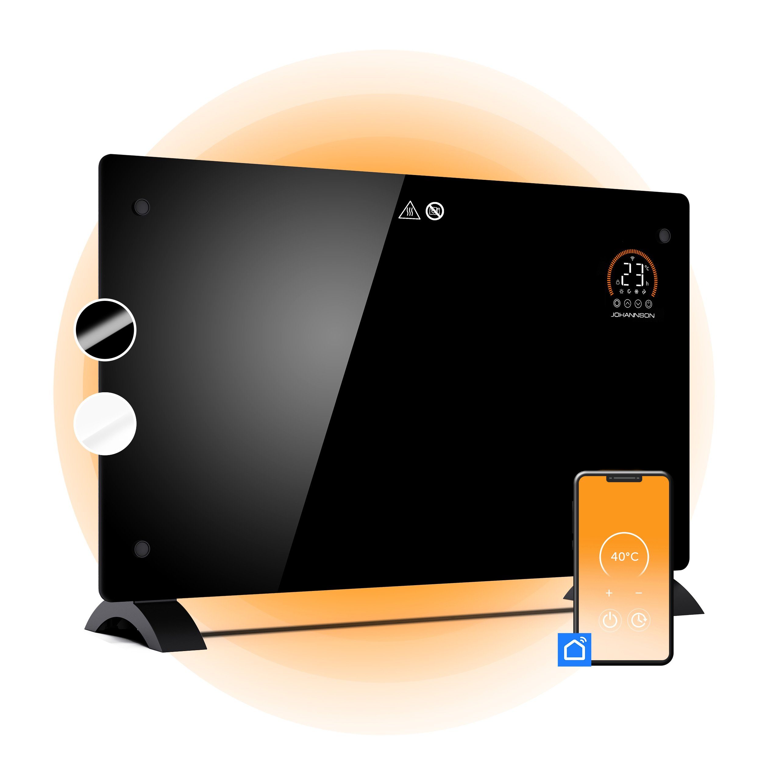 Johannson Konvektor Elektroheizung Aurora 2000W Konvektor Heizung, 2000.00 günstig online kaufen