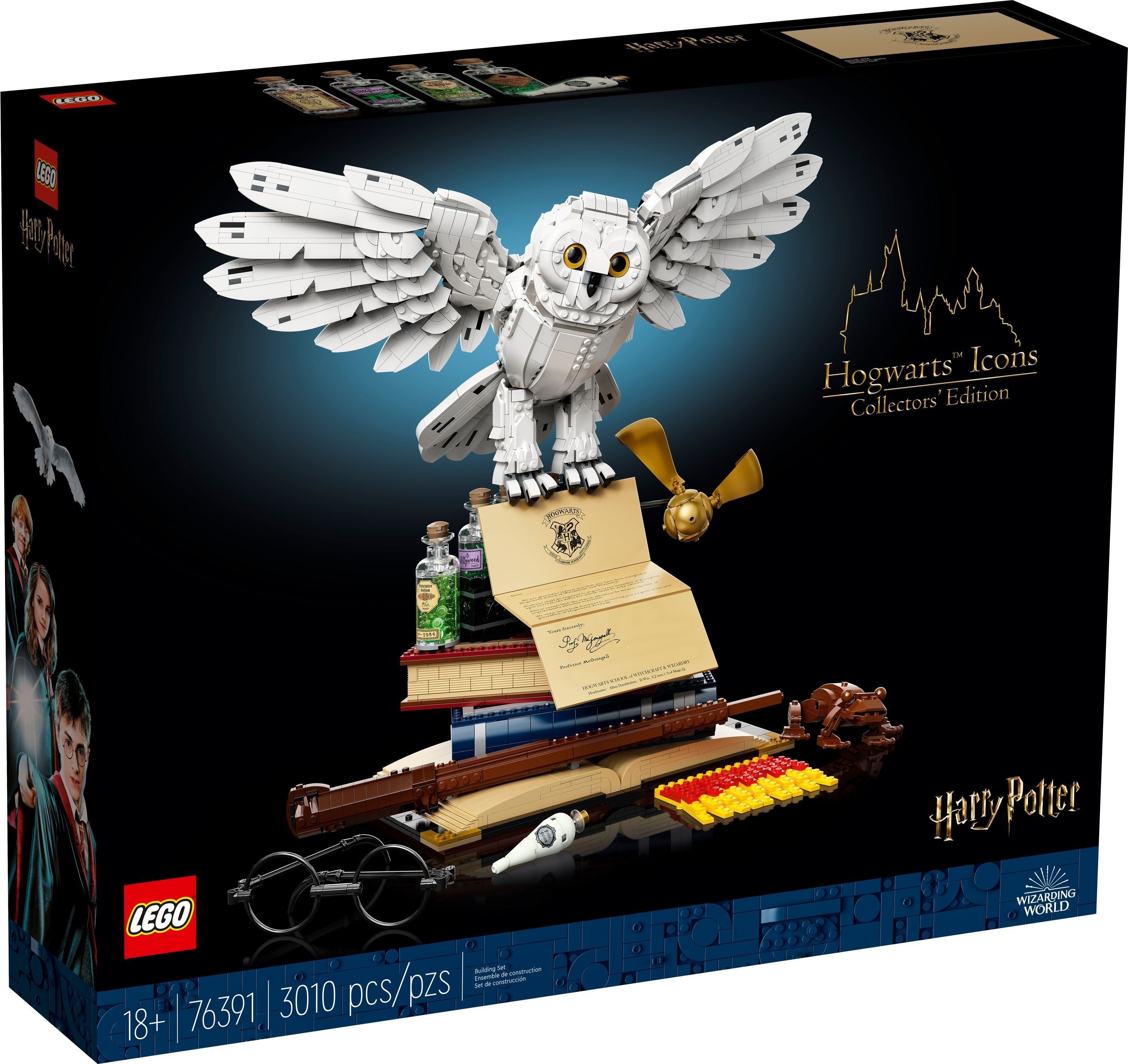 LEGO® Konstruktionsspielsteine LEGO® Harry Potter™ - Hogwarts™ Ikonen - Sammler-Edition, (3010 St)
