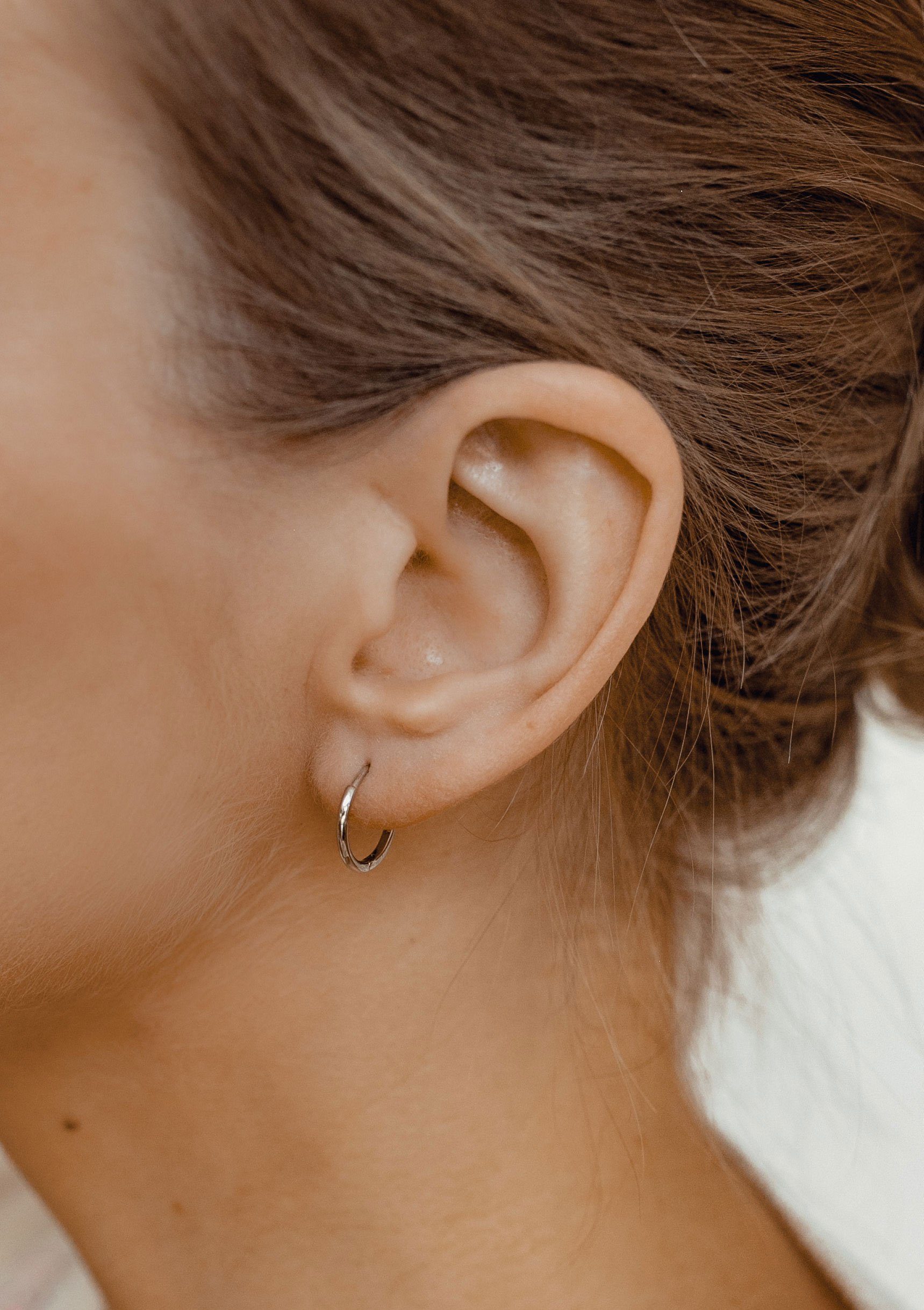 Hey Happiness Paar Creolen Basic Silber 925 Damen, stapelbar, Silber Ohrrin günstig online kaufen