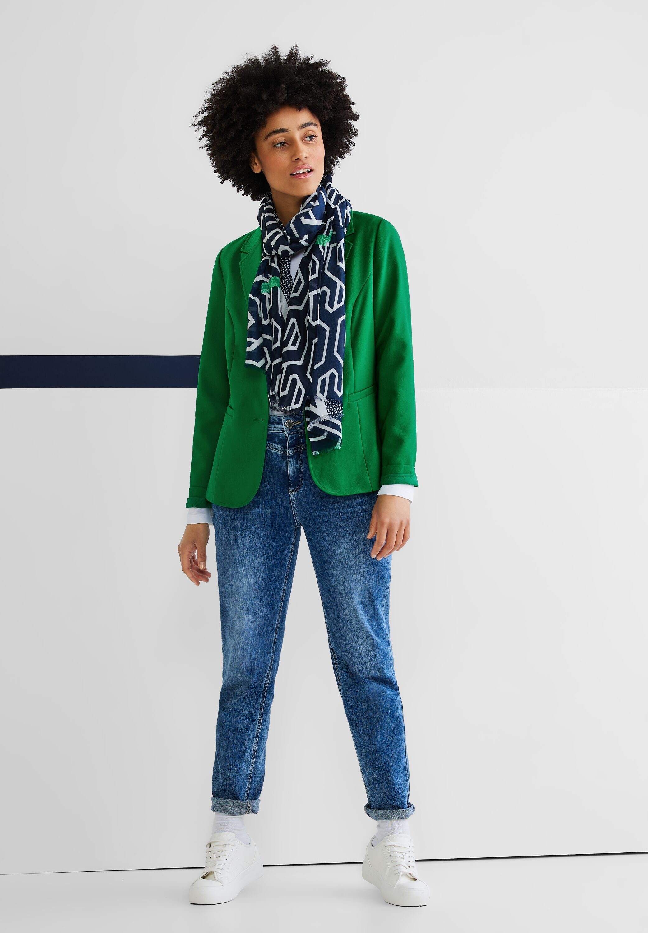 STREET ONE Jackenblazer Twill Blazer in Unifarbe