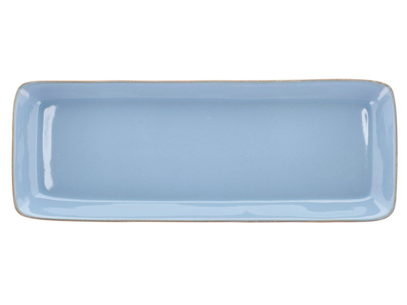 Bitz Servierplatte Servierplatte Wood/Ocean 38 x 14 cm, Steinzeug, (Platten), Servierplatte rechteckig Wood 38 x 14 cm Wood/Ocean
