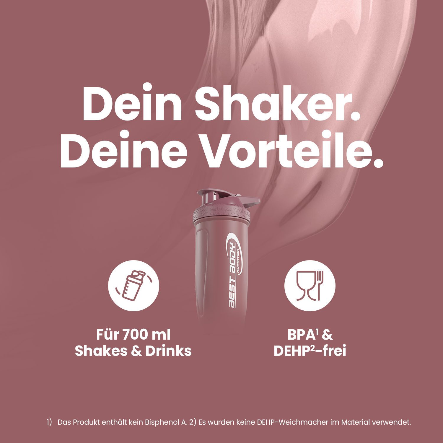 Best Body Nutrition Protein Shaker Edelstahl Shaker - Design Best Body Nutrition