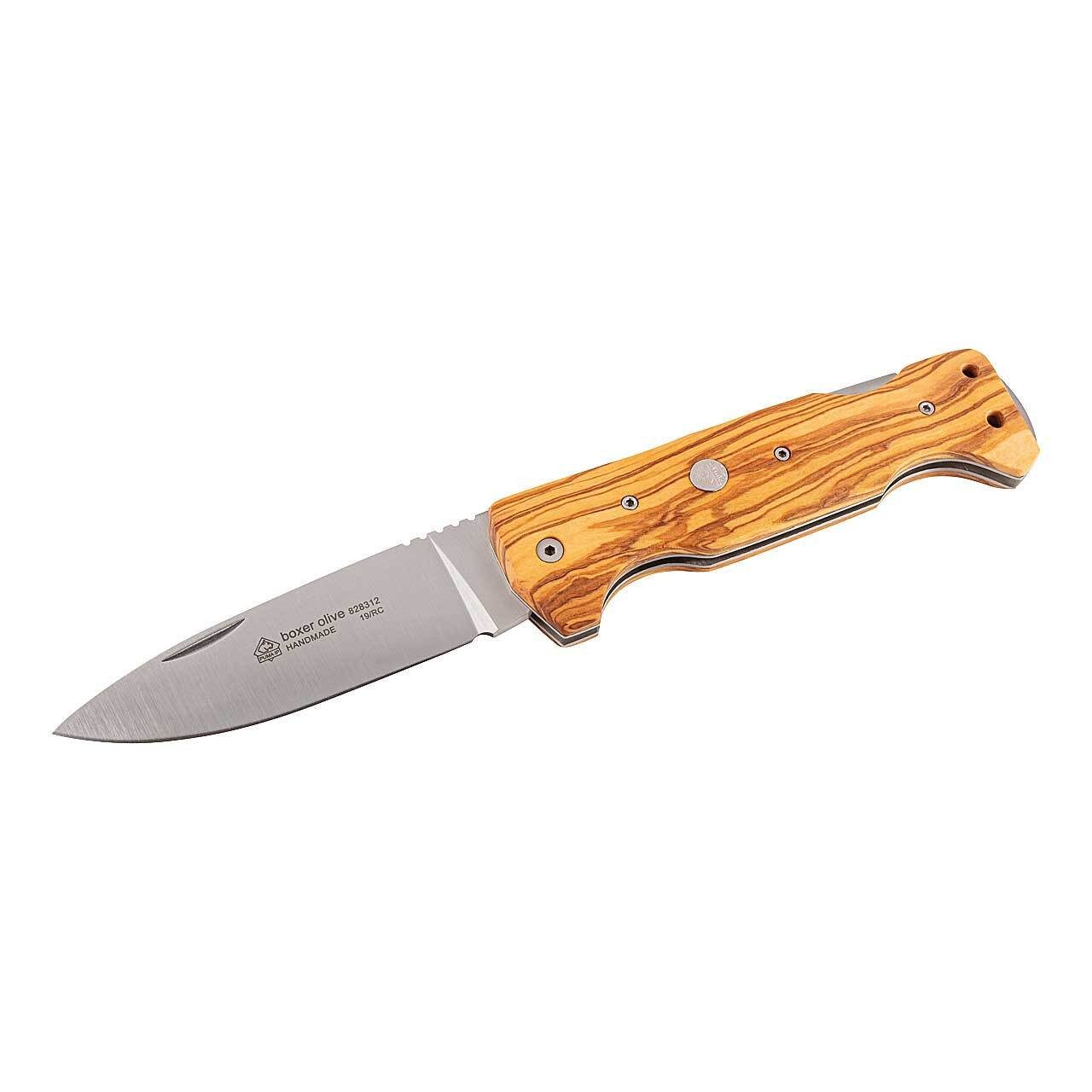 Herbertz Taschenmesser Puma IP Boxer Olive, Taschenmesser, Handmade, (1 St), Handarbeit