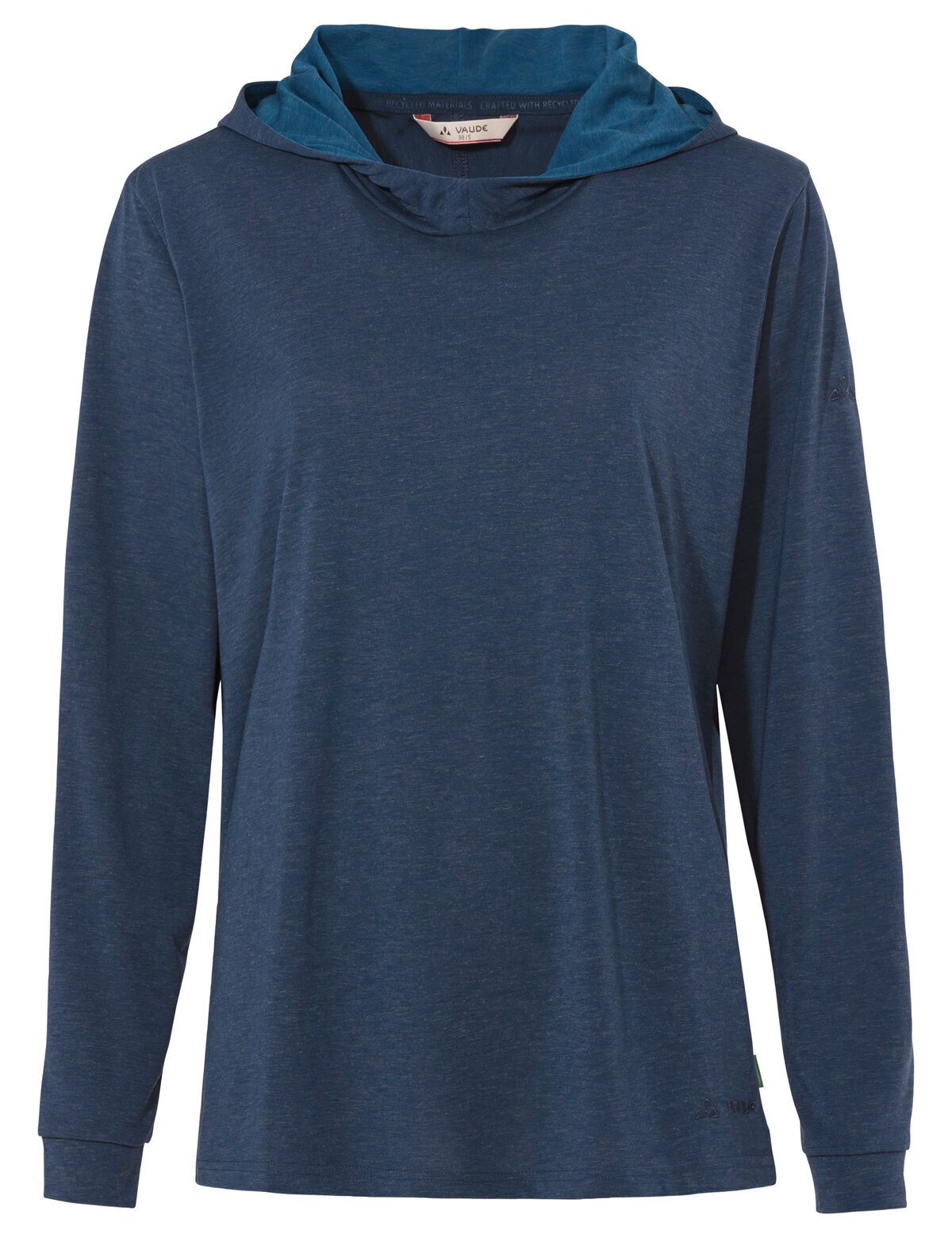 VAUDE Rundhalspullover Women's Mineo LS Hoody (1-tlg) leichter Damen Hoodie für den urbanen Alltag