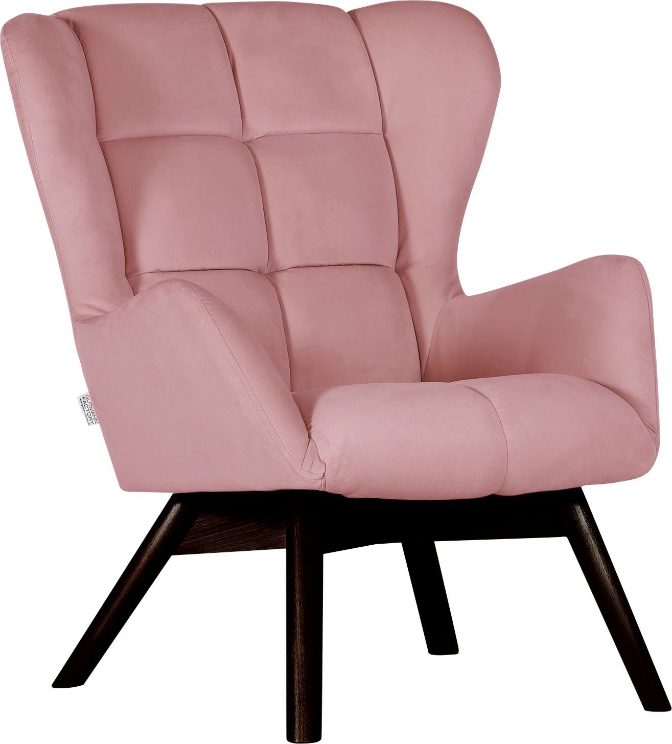 Günstige neue Artikel Gutmann Factory Sessel Luna, antikfarben Gestell oder eiche natur