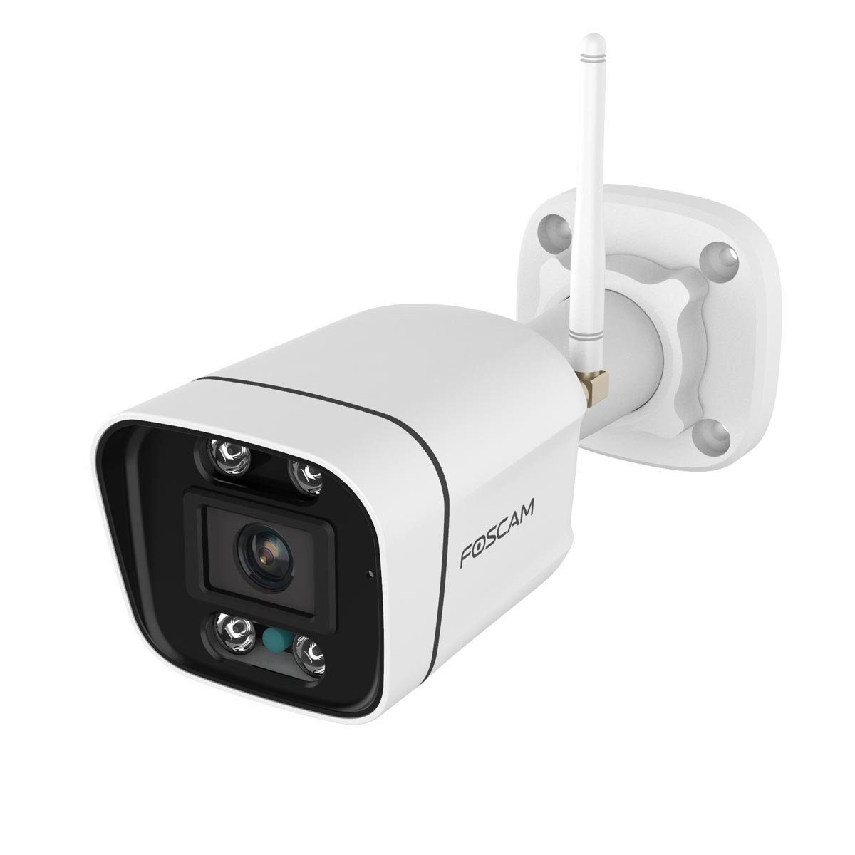 Foscam Überwachungskamera FOSCAM V5P 5 MP Dual-Band WLAN (mit integriertem Scheinwerfer und einer Alarmsirene, Zwei-Wege-Audio)